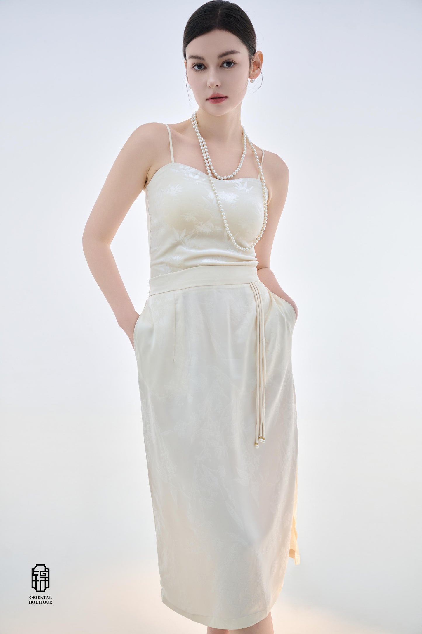 Serene Collection - Moonlight Pearl Necklace - ORIENTAL BOUTIQUE