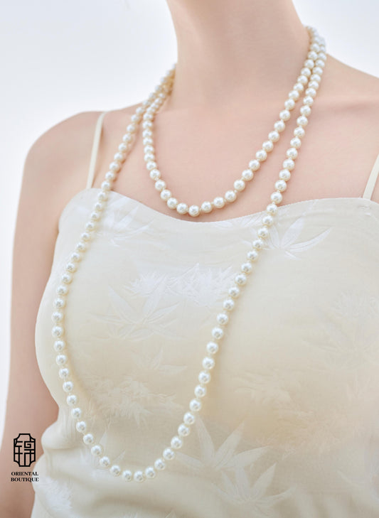 Serene Collection - Moonlight Pearl Necklace - ORIENTAL BOUTIQUE