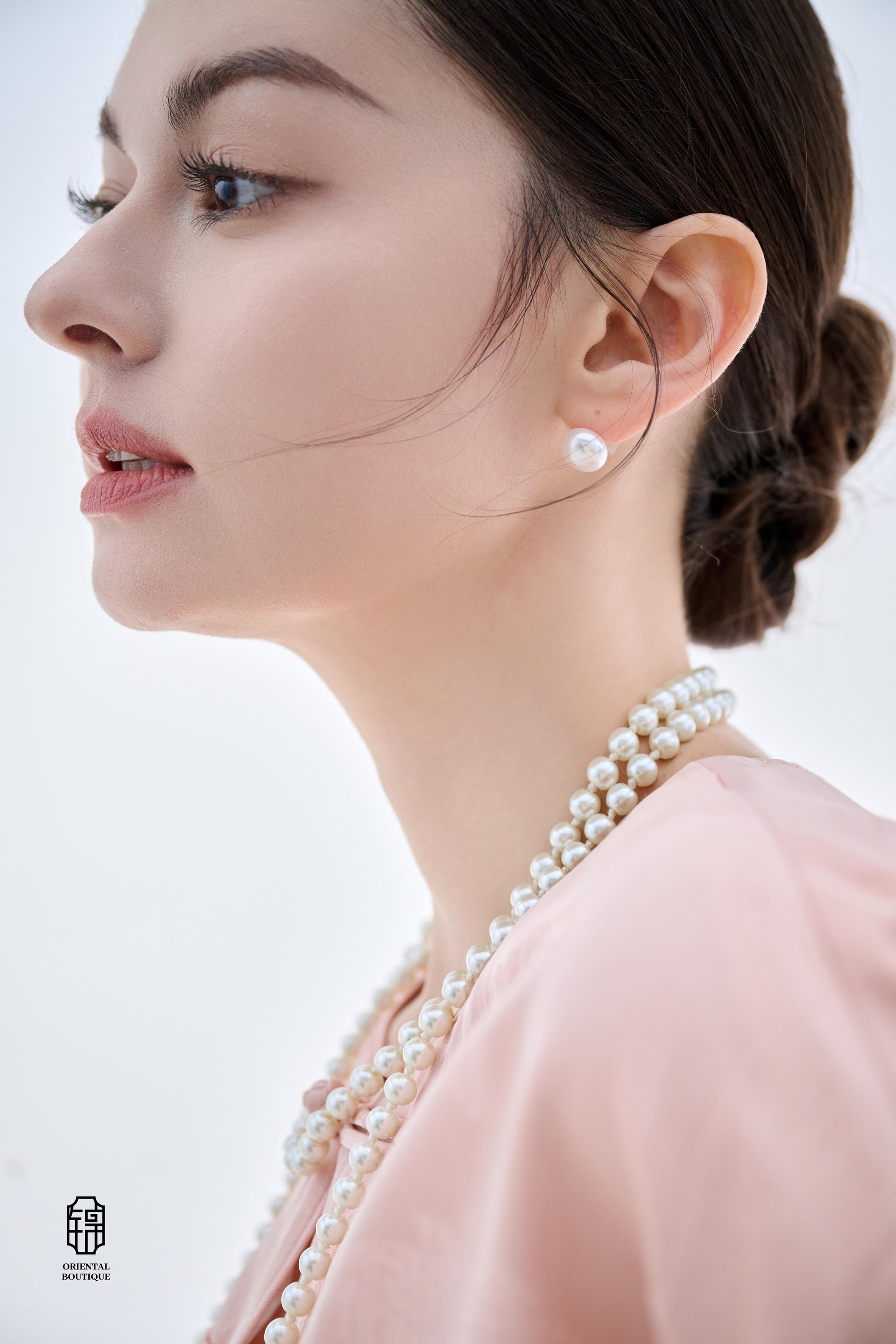 Pure Pearl Studs Earrings - ORIENTAL BOUTIQUE
