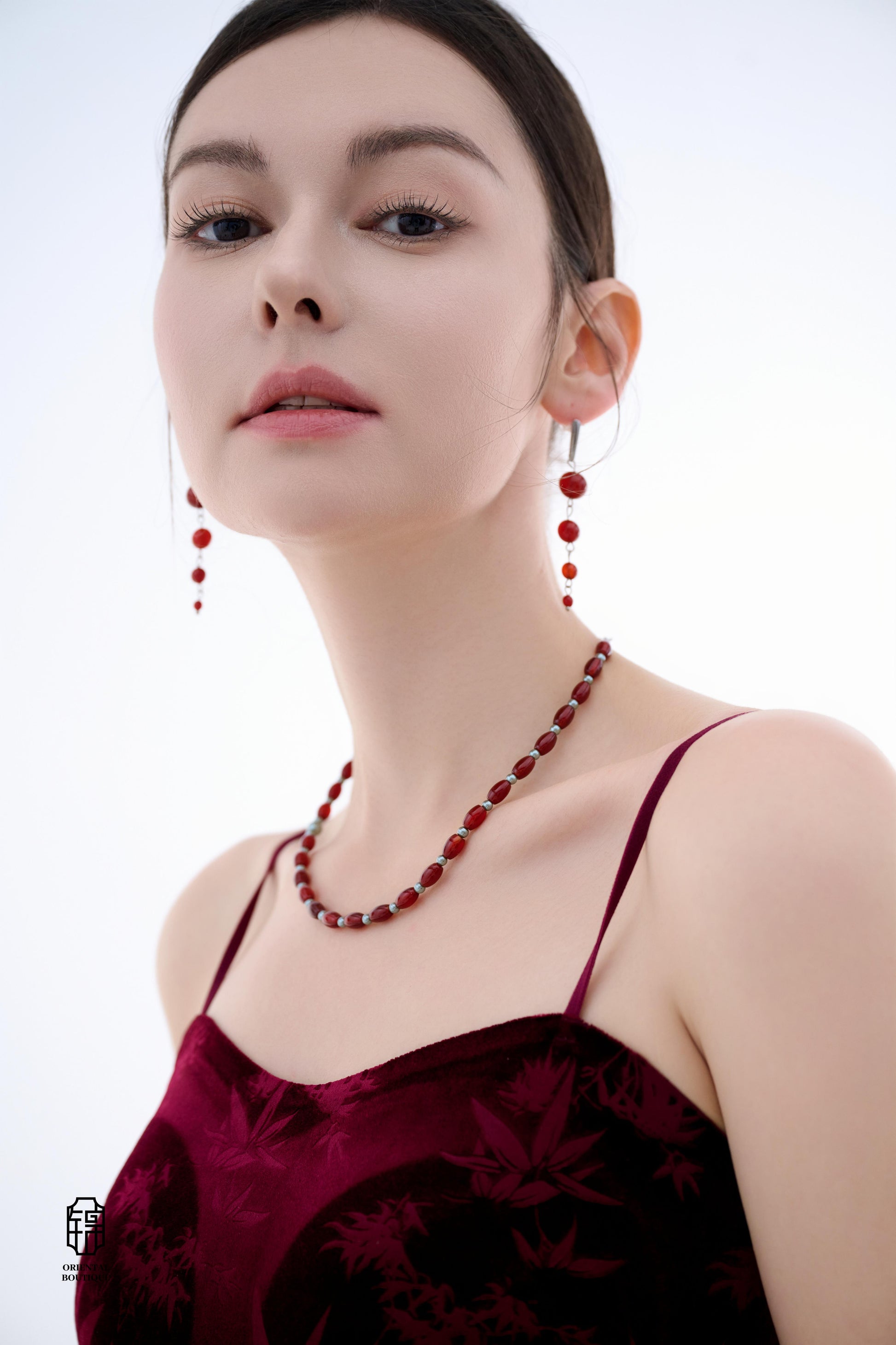 Scarlet Longing Earrings - ORIENTAL BOUTIQUE