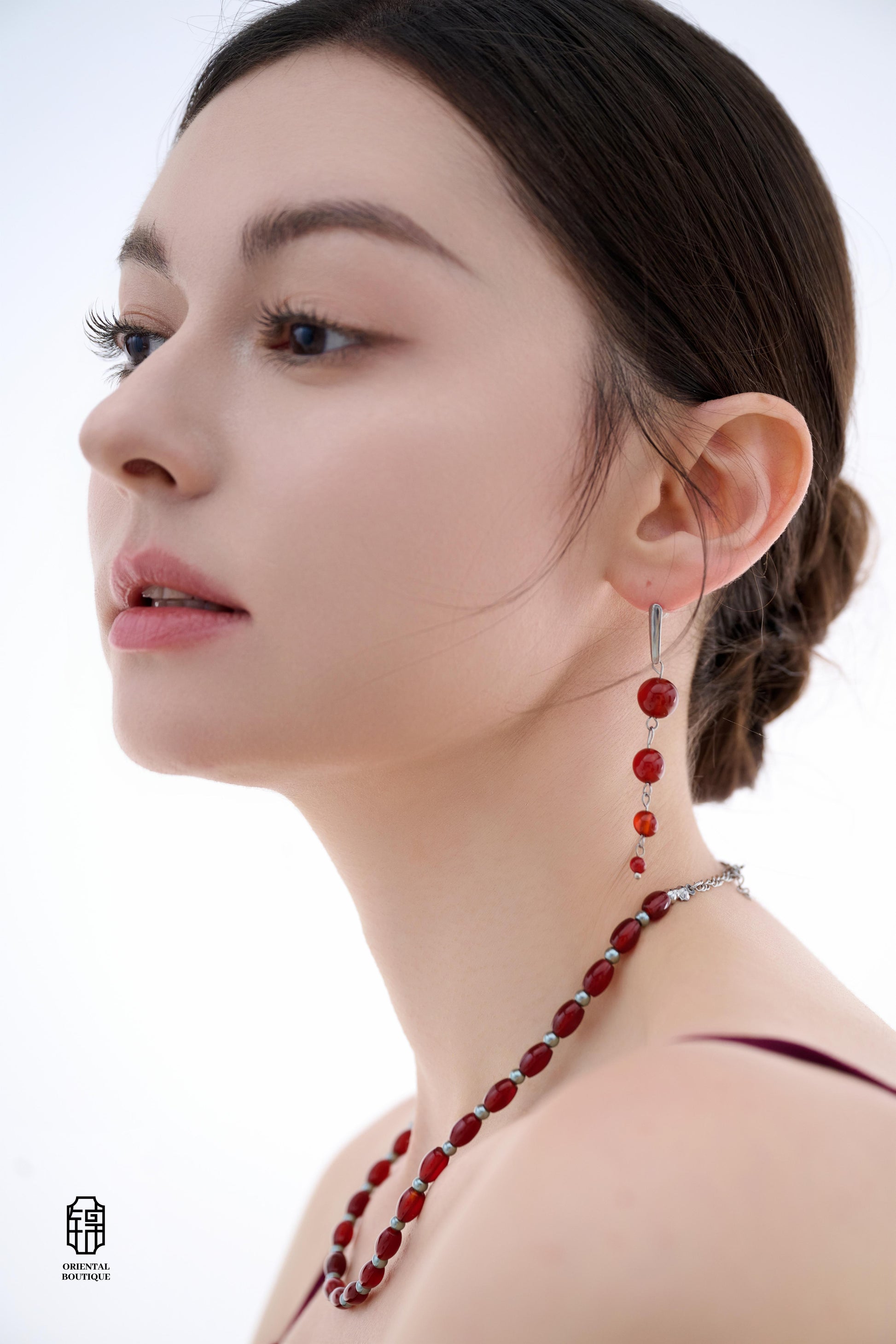 Scarlet Longing Earrings - ORIENTAL BOUTIQUE