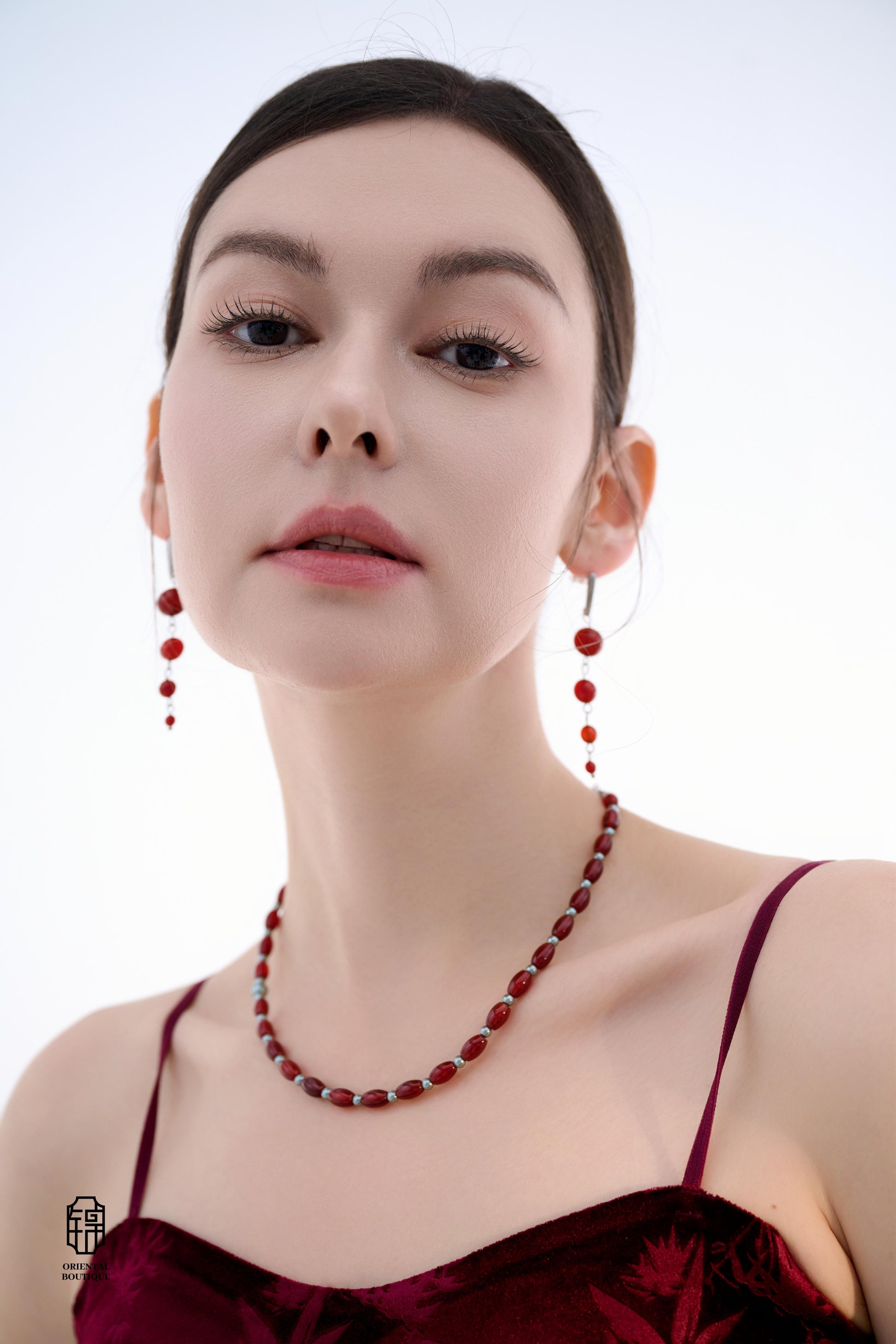 Scarlet Longing Earrings - ORIENTAL BOUTIQUE
