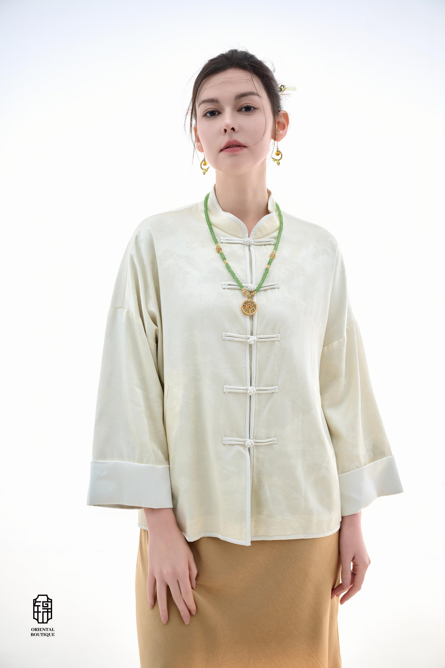 Orient Collection - Jade Blessing Necklace - ORIENTAL BOUTIQUE