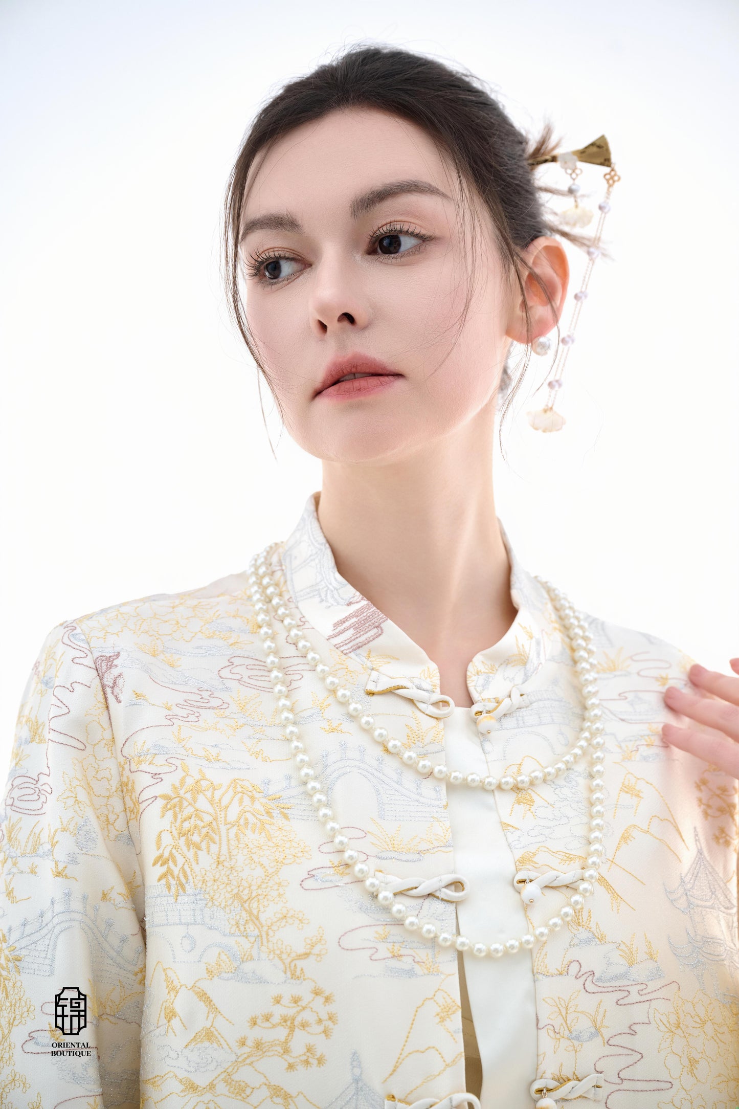 Serene Collection - Moonlight Pearl Necklace - ORIENTAL BOUTIQUE