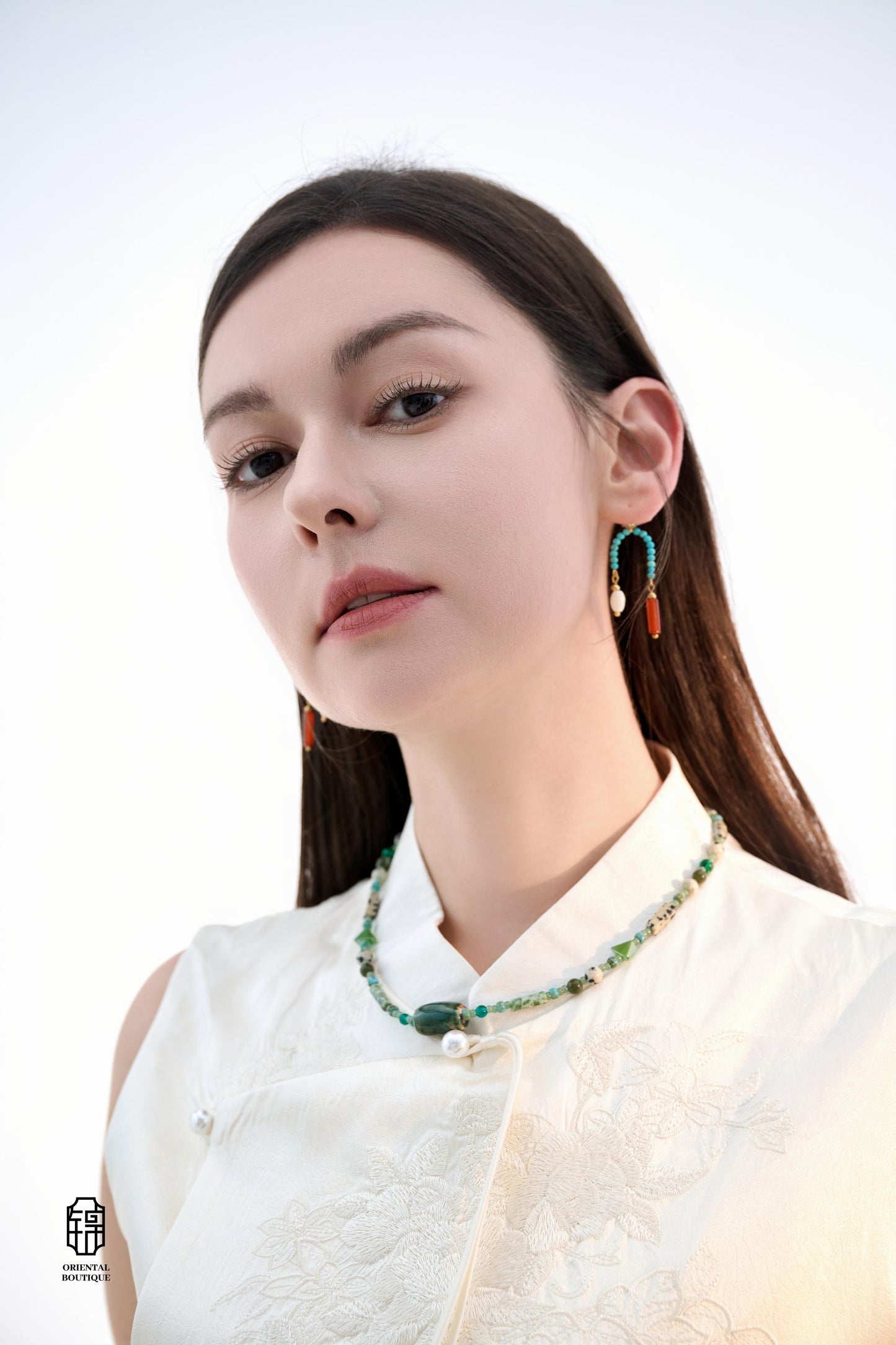 Palace Collection - Emerald Mist Necklace - ORIENTAL BOUTIQUE