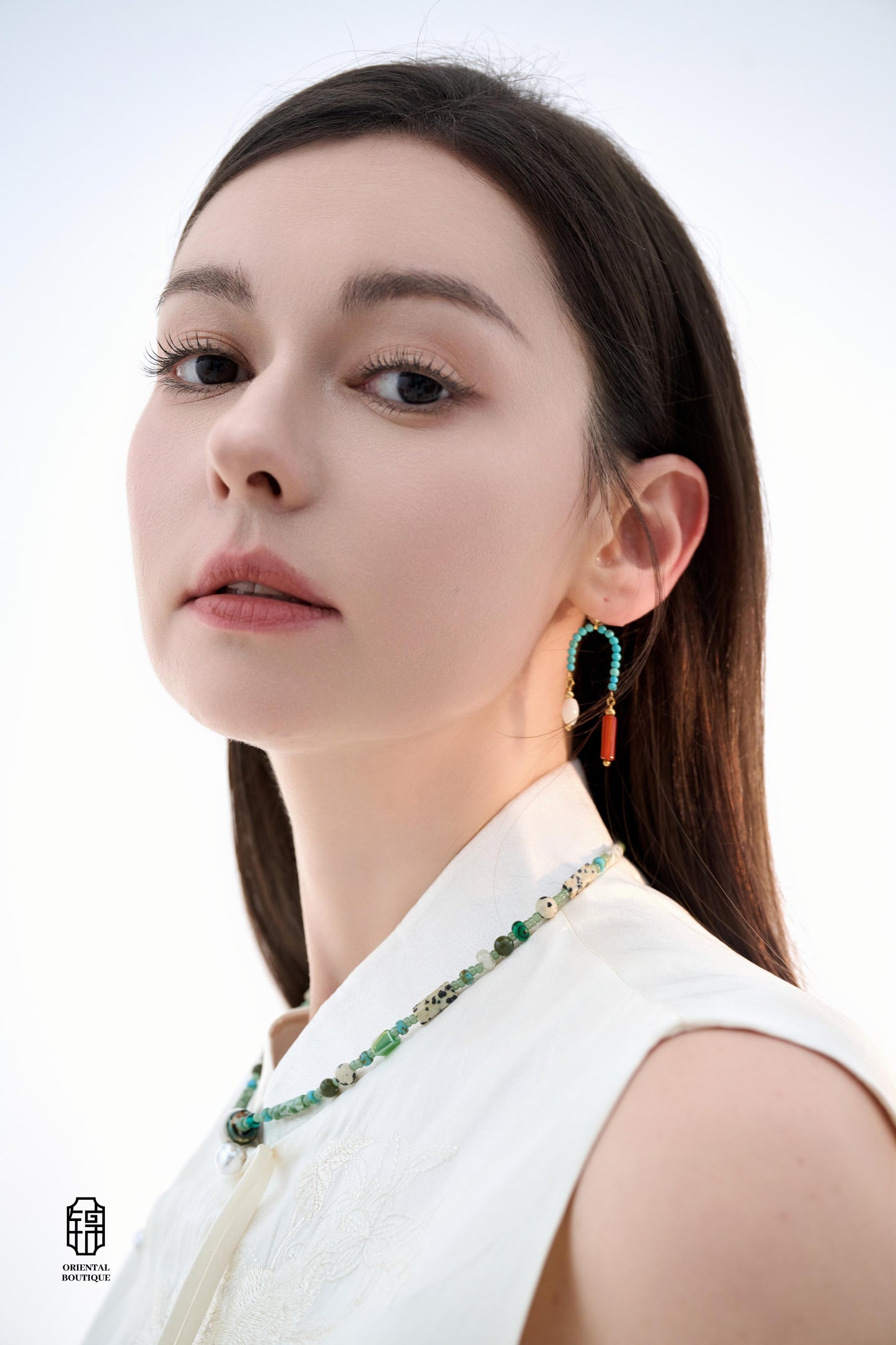 Coral Bay Arc Earrings - ORIENTAL BOUTIQUE