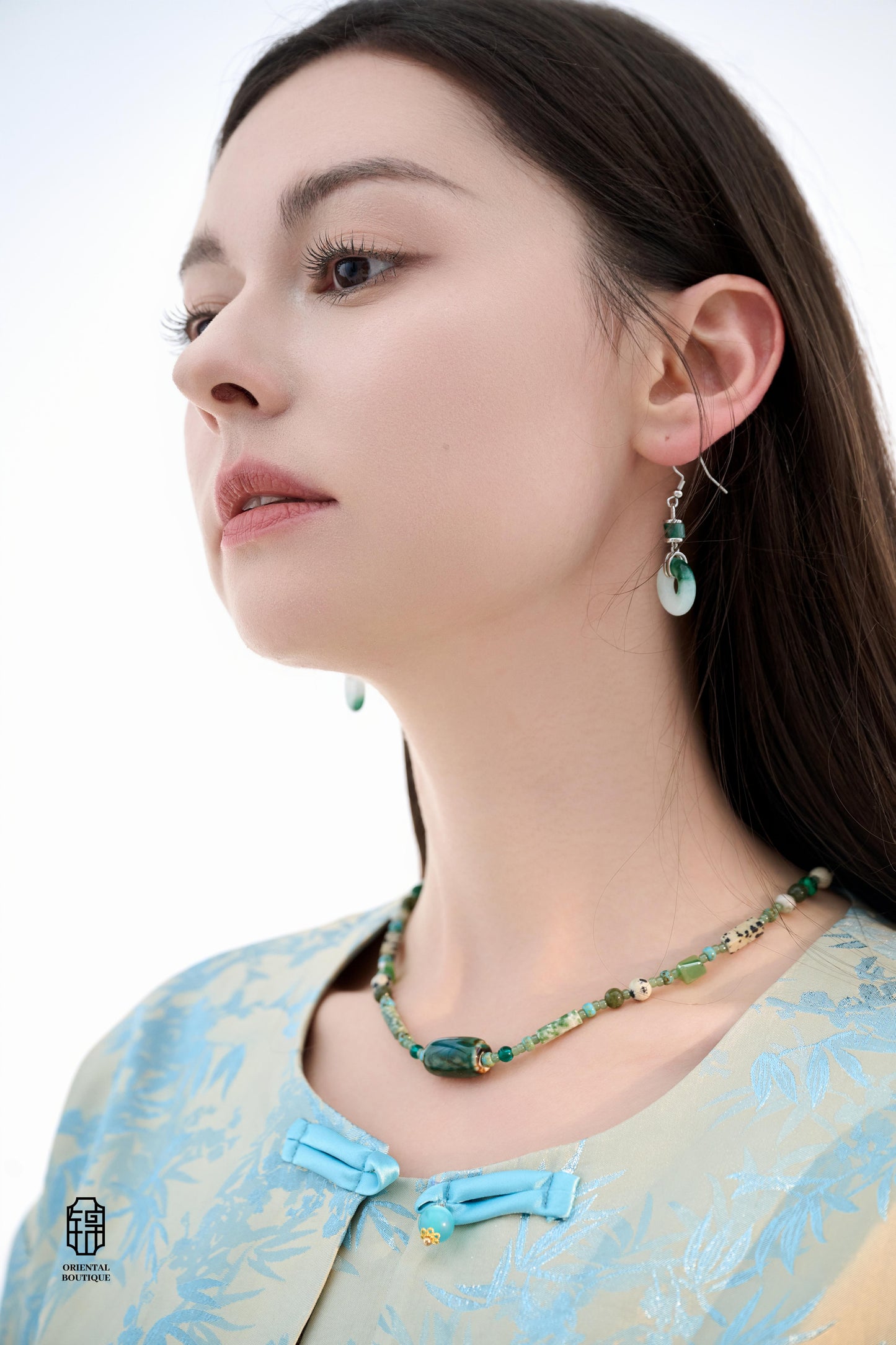 Palace Collection - Emerald Mist Necklace - ORIENTAL BOUTIQUE