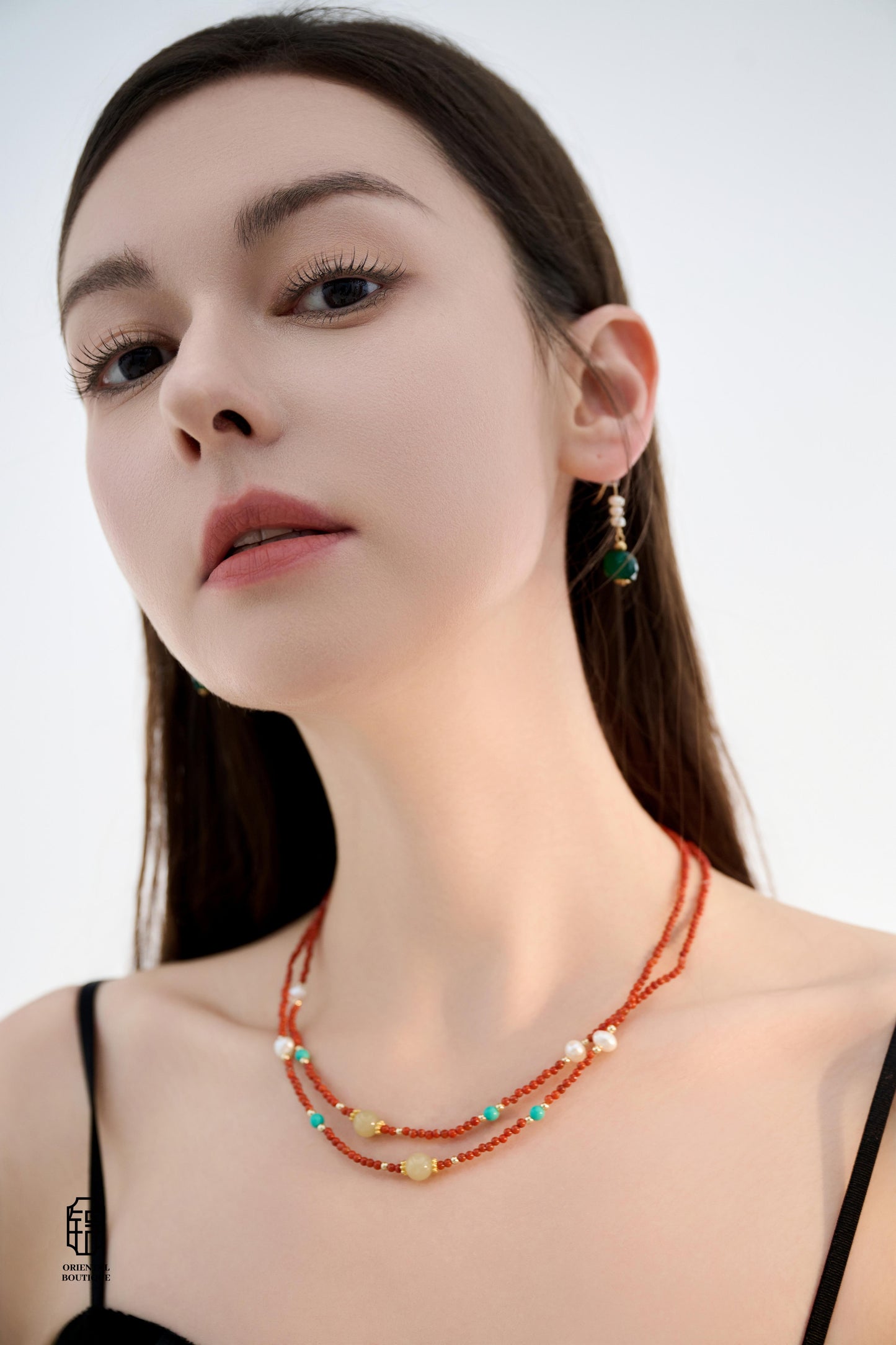 Eternal Collection - Red Sand Star Necklace - ORIENTAL BOUTIQUE