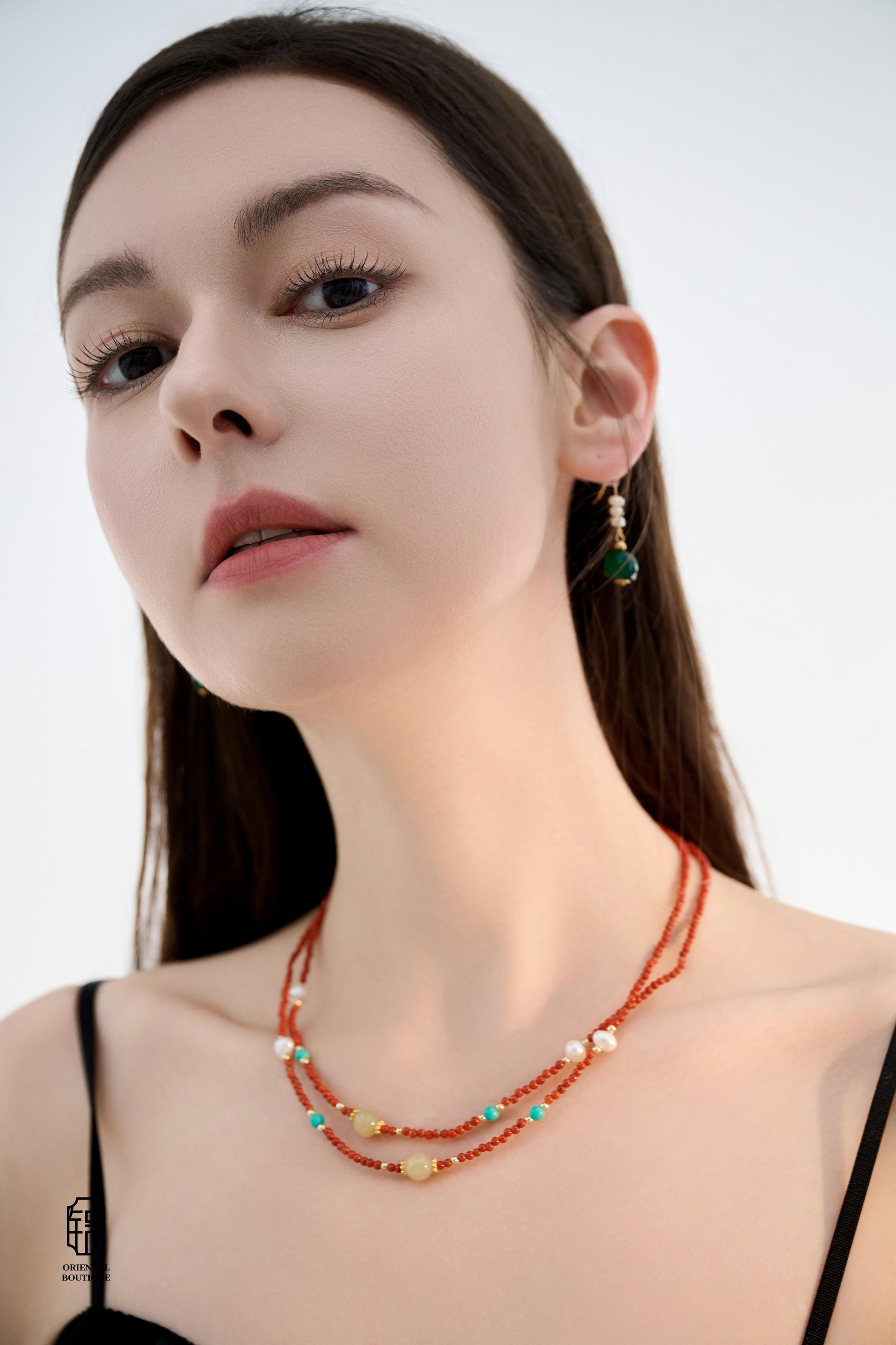 Eternal Collection - Red Sand Star Necklace - ORIENTAL BOUTIQUE