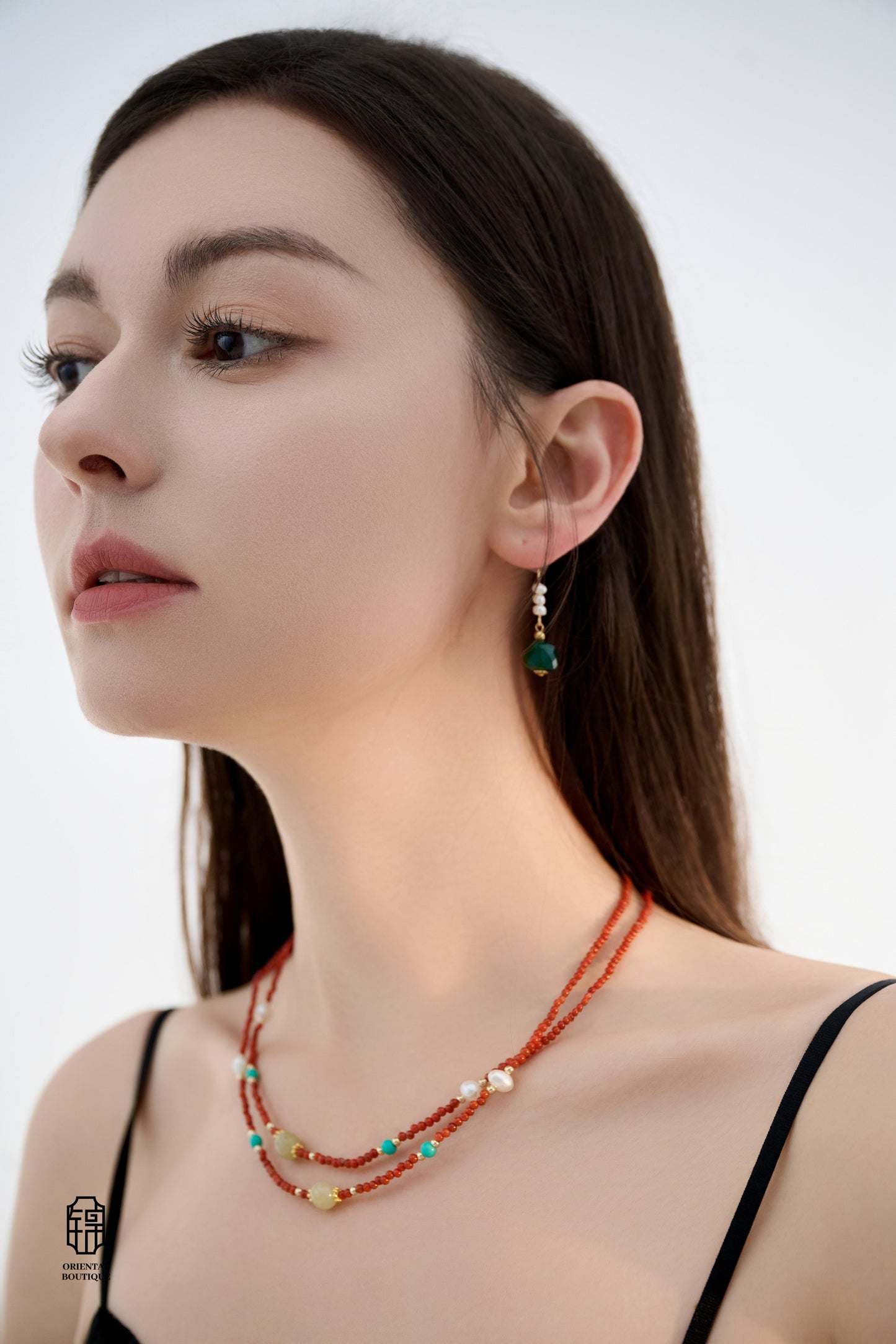 Eternal Collection - Red Sand Star Necklace - ORIENTAL BOUTIQUE