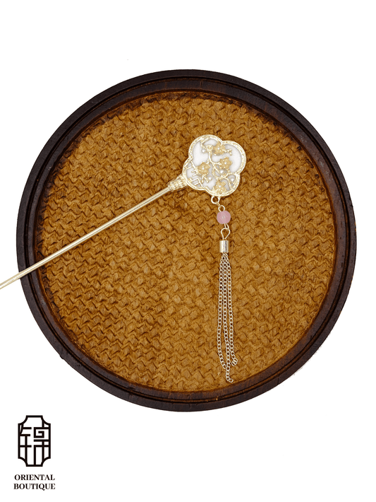 Gold Floral Cloud Hairpin