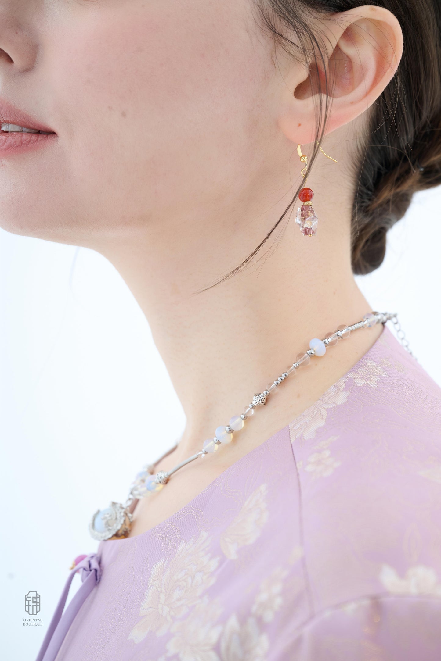 Ember Bloom Glass Earrings