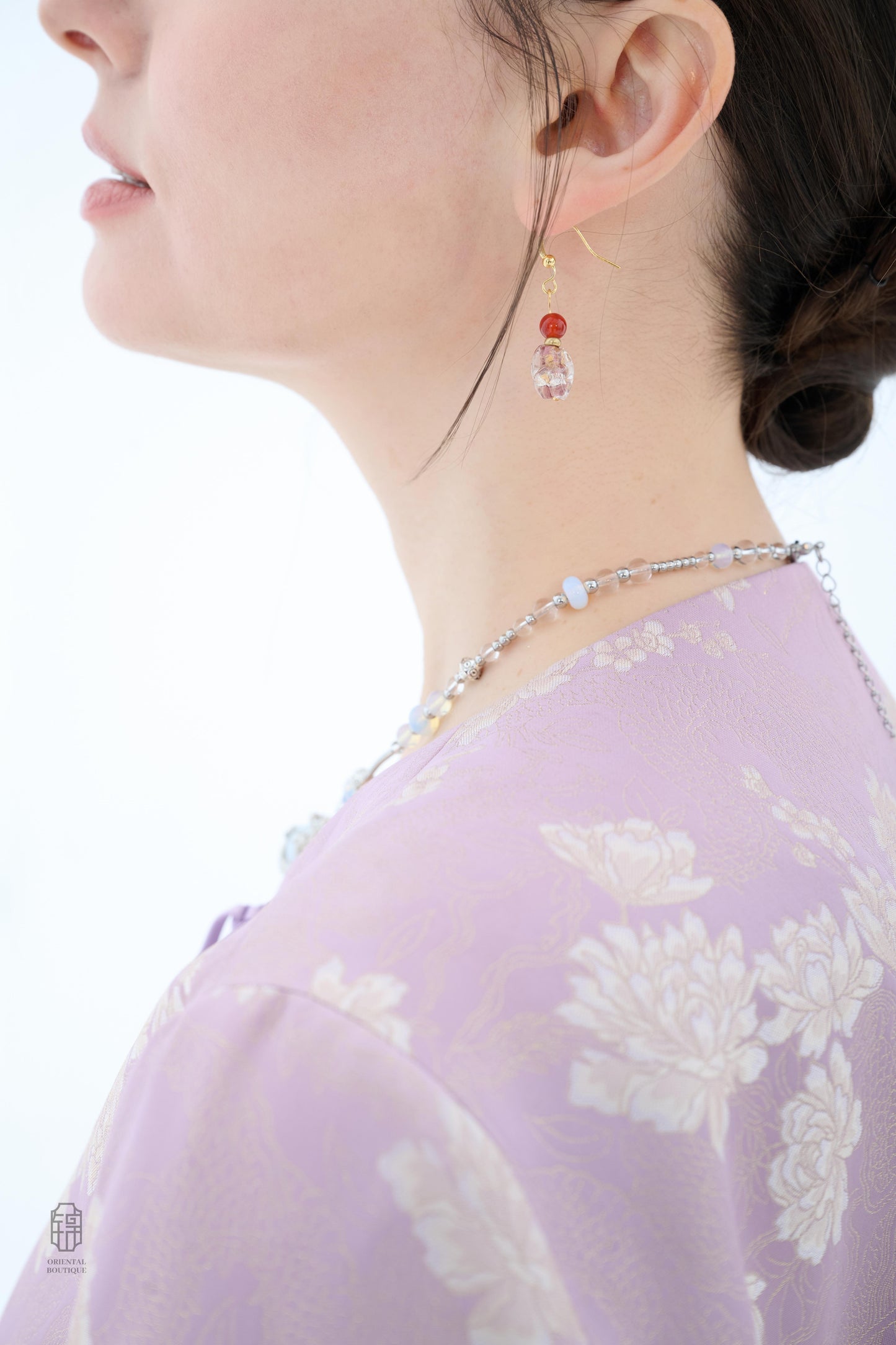 Ember Bloom Glass Earrings