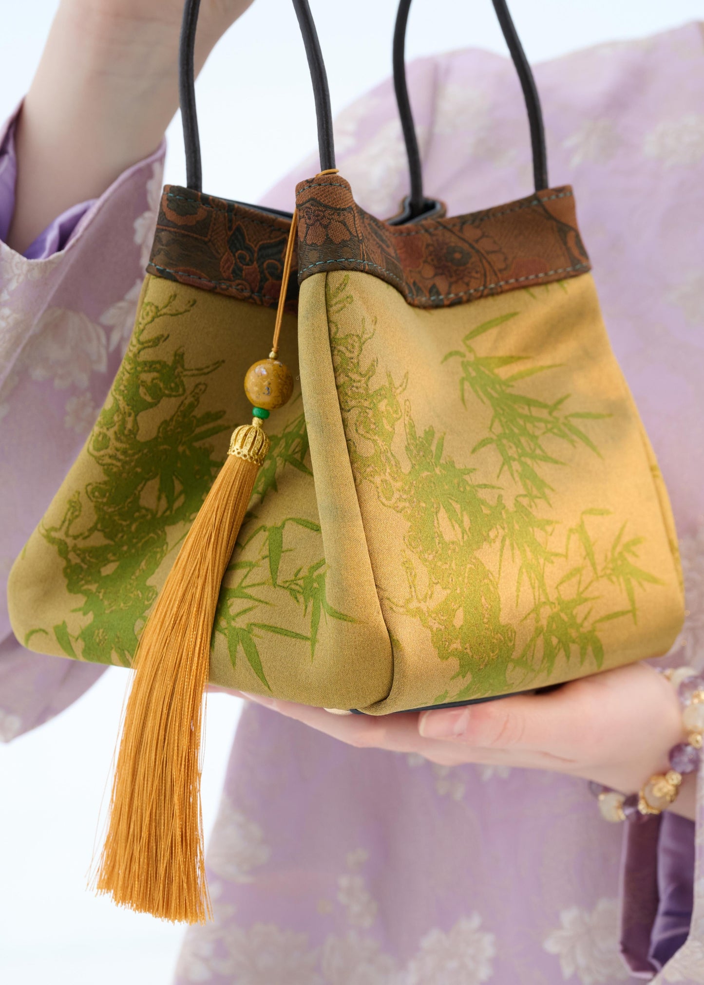 Whispers of Bamboo Silk Pouch