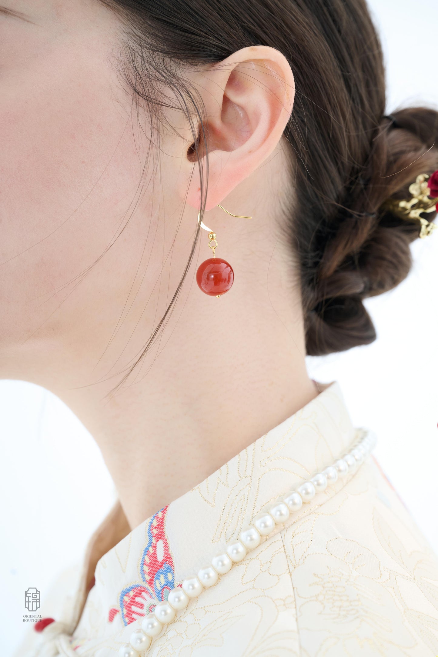 Crimson Grace Carnelian Earrings