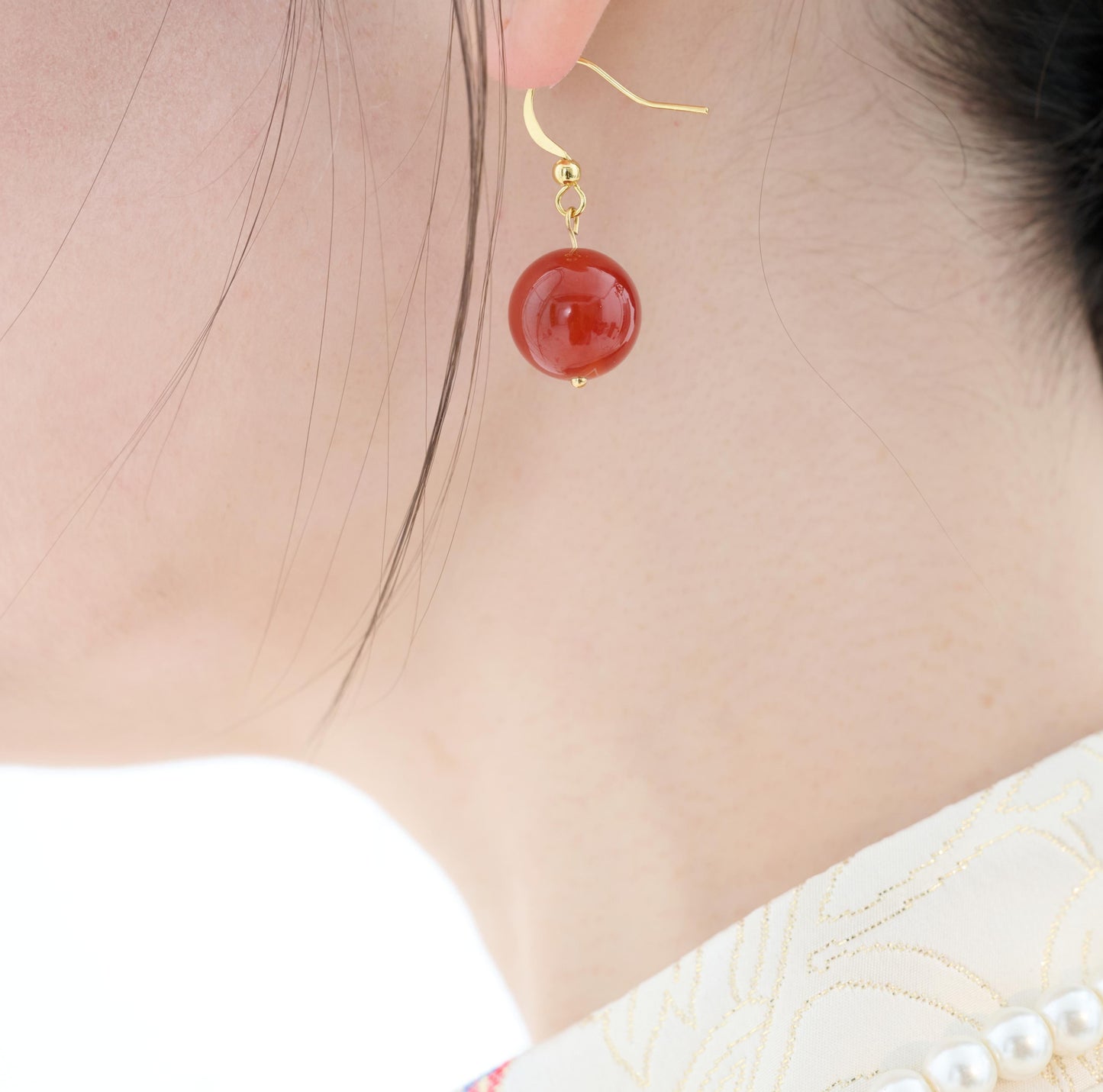 Crimson Grace Carnelian Earrings