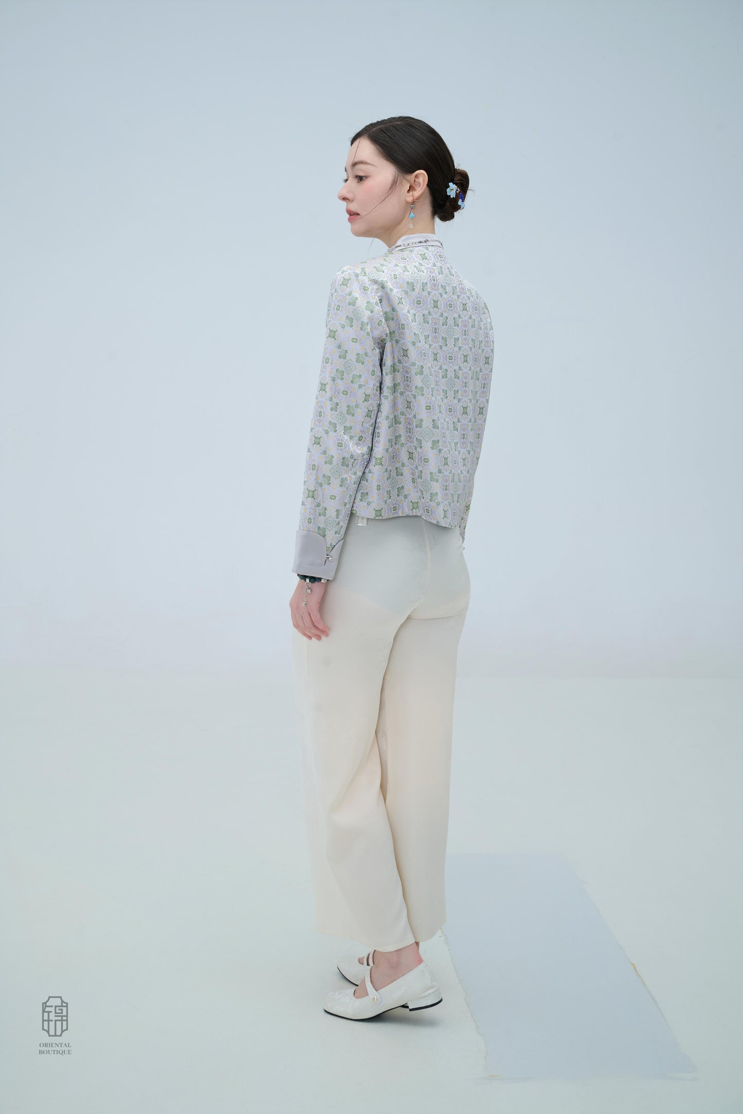 Chinese Brocade Jacket - Celestial Harmony Traditional Style