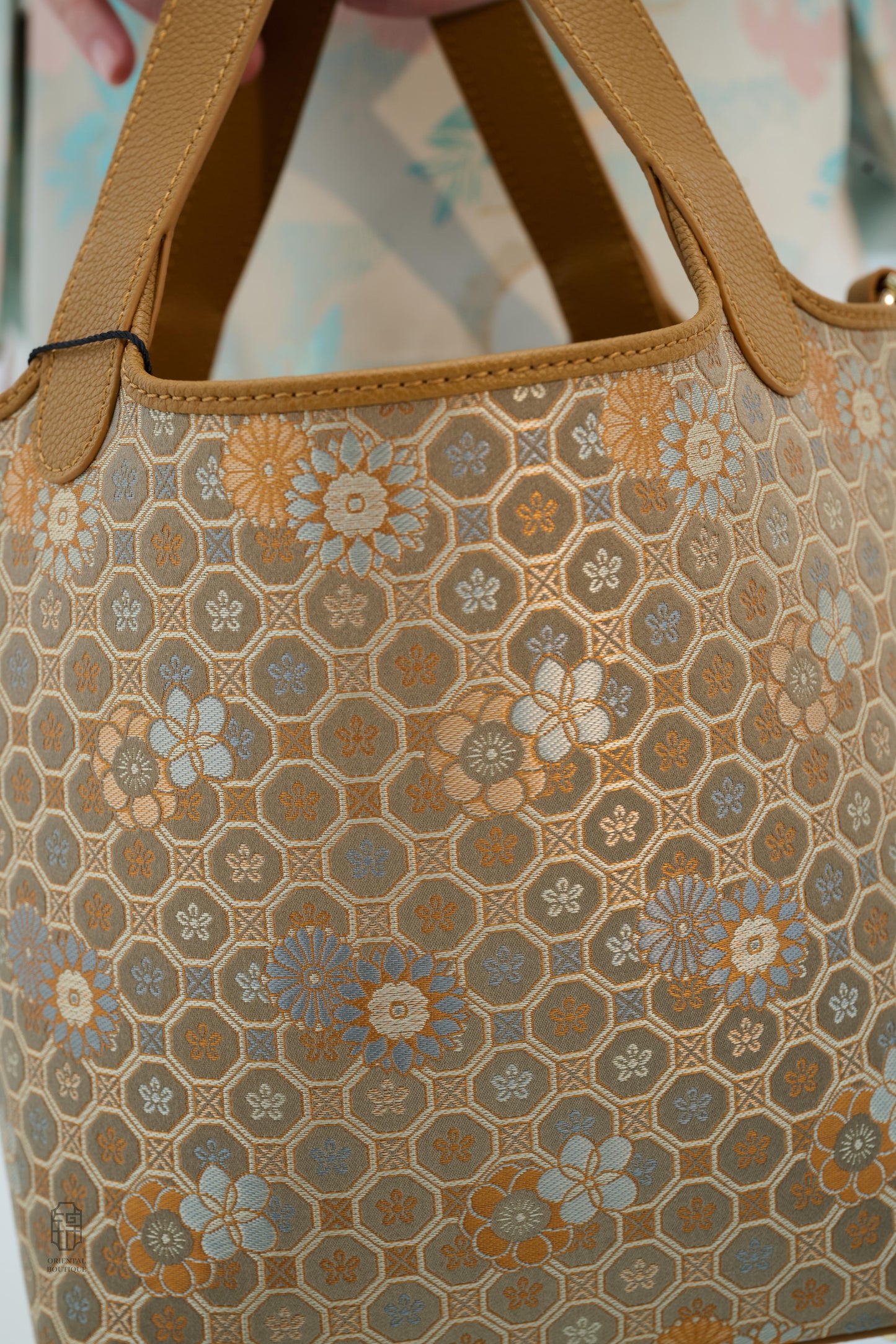 Honeycomb Garden Jacquard Tote