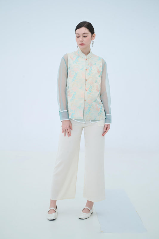 Chinese Silk Pants - Whispers of Bamboo Traditional Style