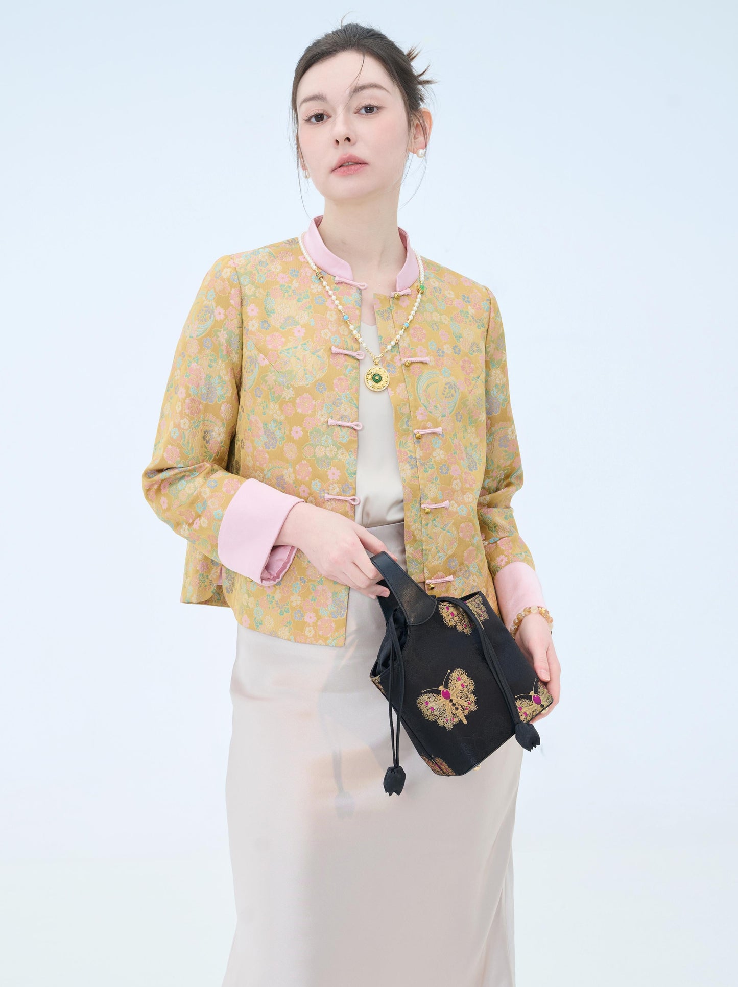 Butterfly Reverie Drawstring Bag