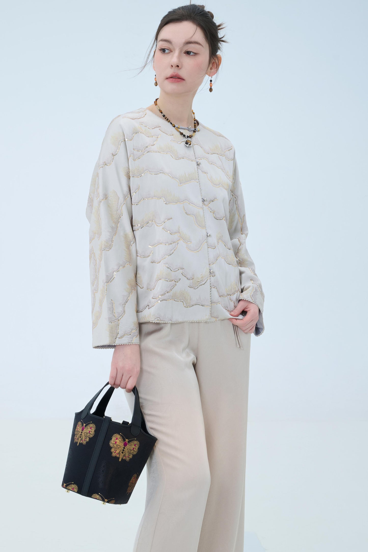 Golden Empress Butterfly Bag