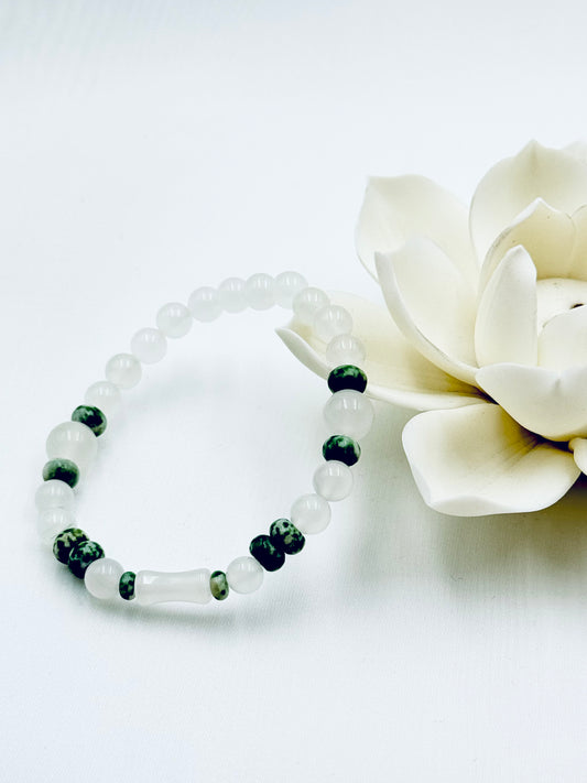 Emerald Snow Bracelet