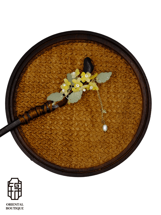 Fresh Yellow Blossom Hairpin