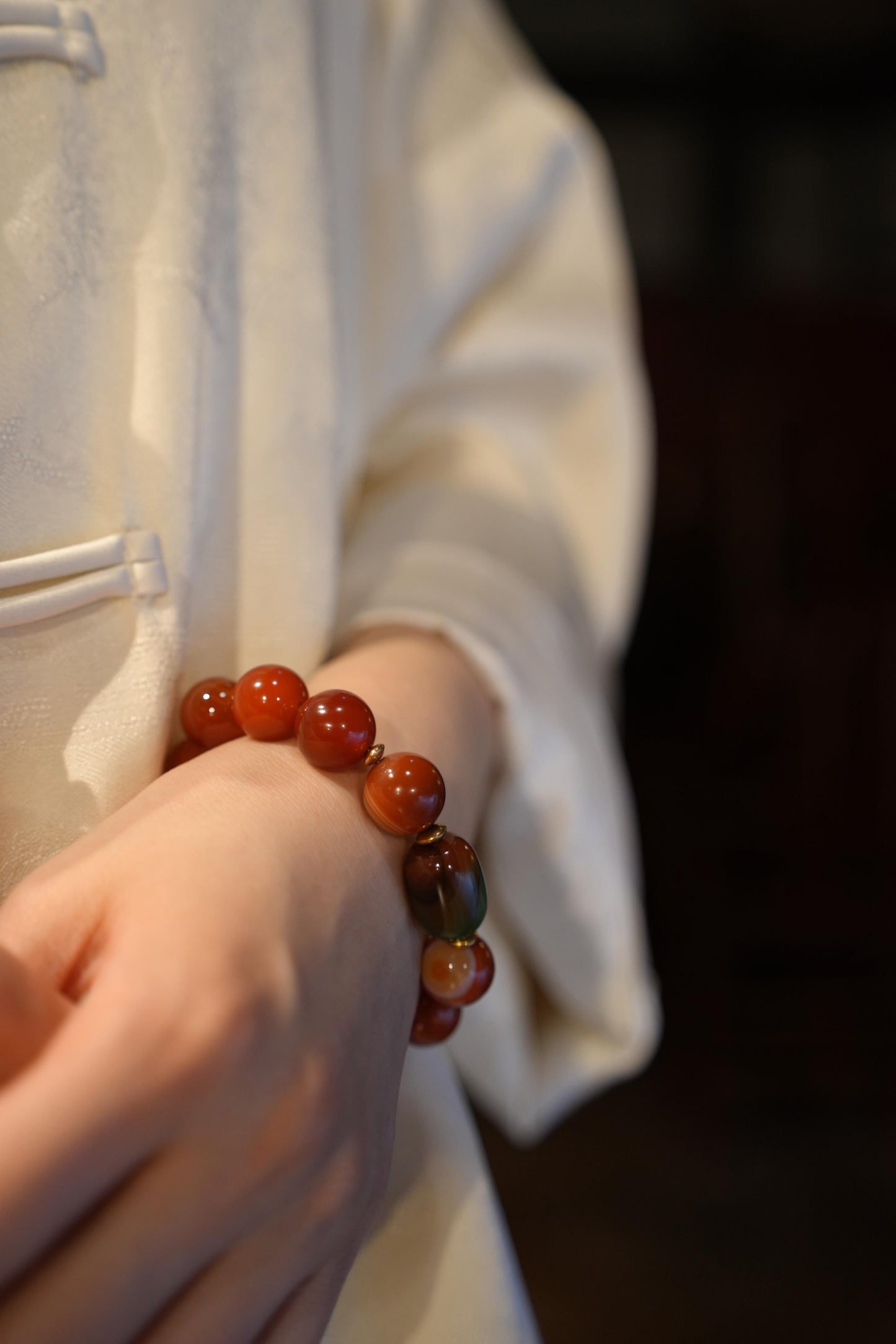 Crimson Horizon Bracelet