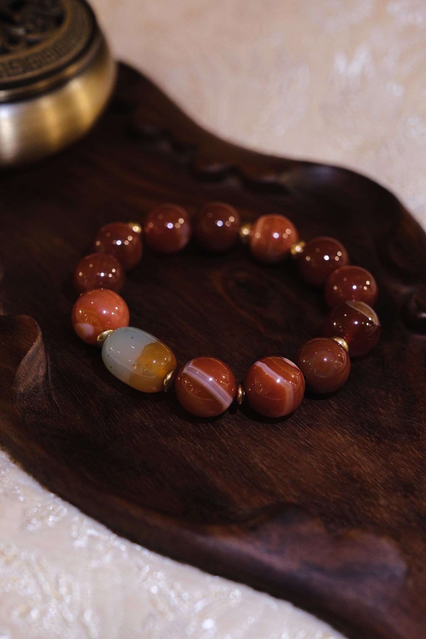 Crimson Horizon Bracelet