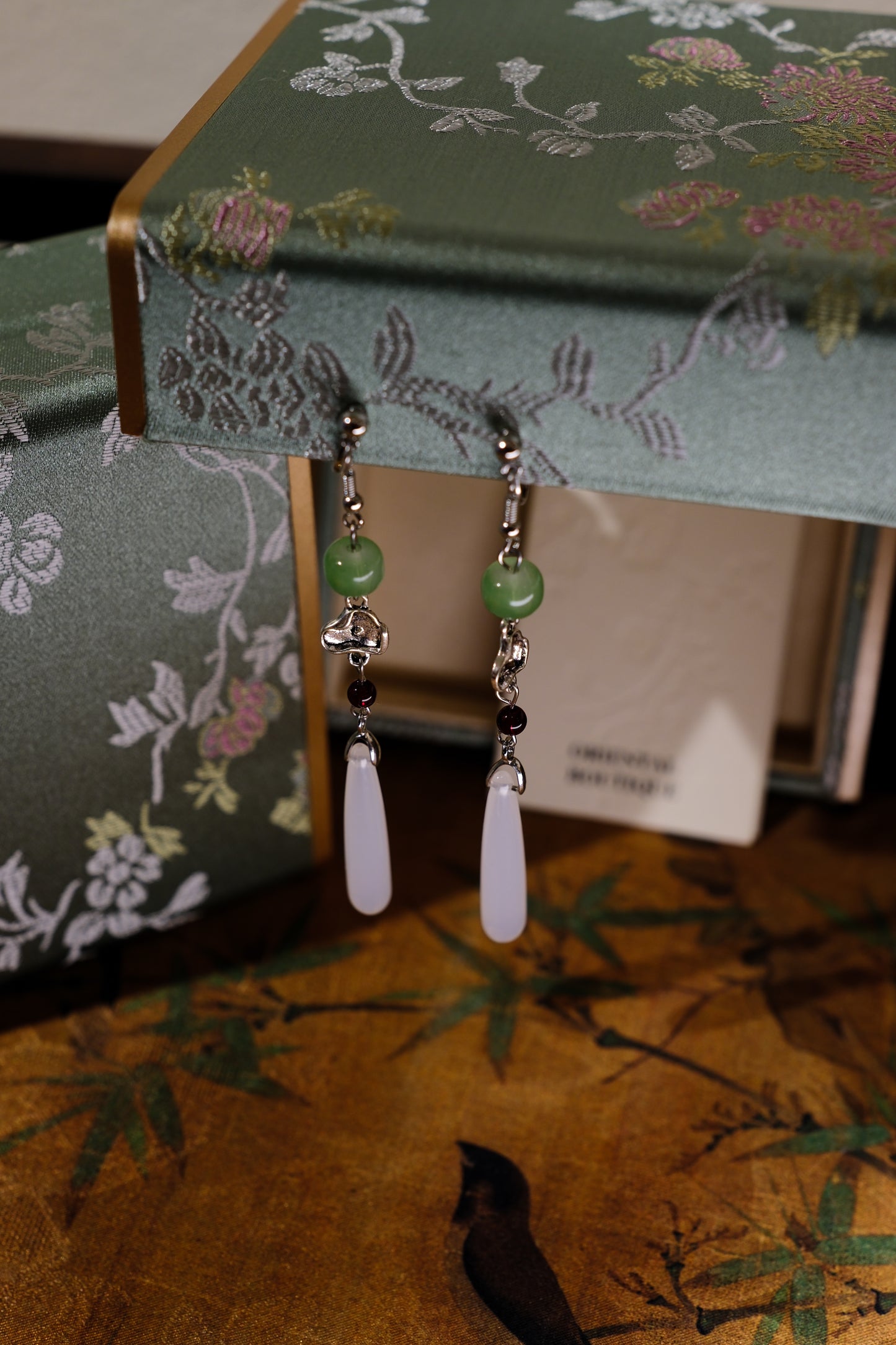 Jade Dewdrops Earrings