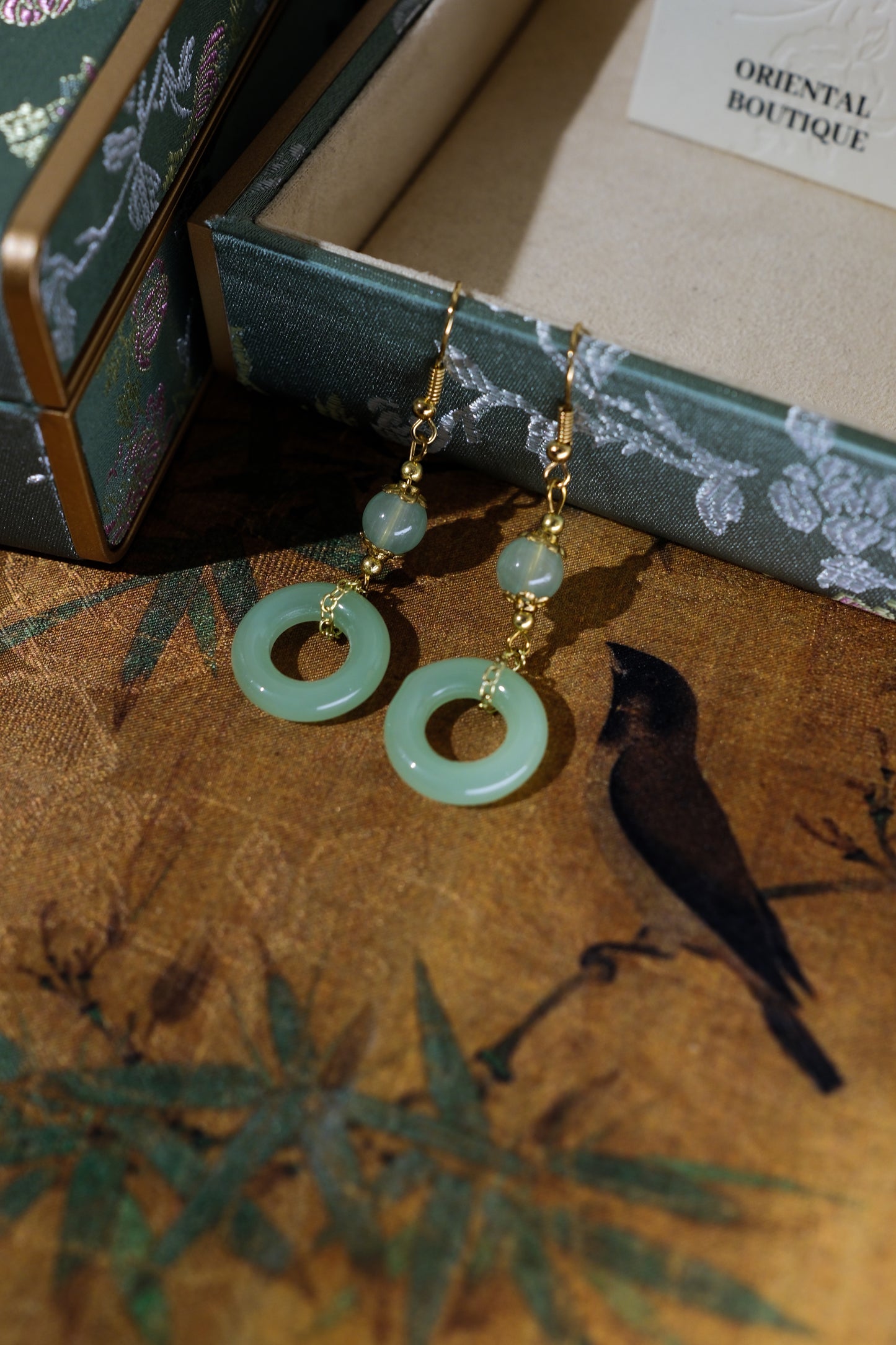 Lime Whisper Earrings