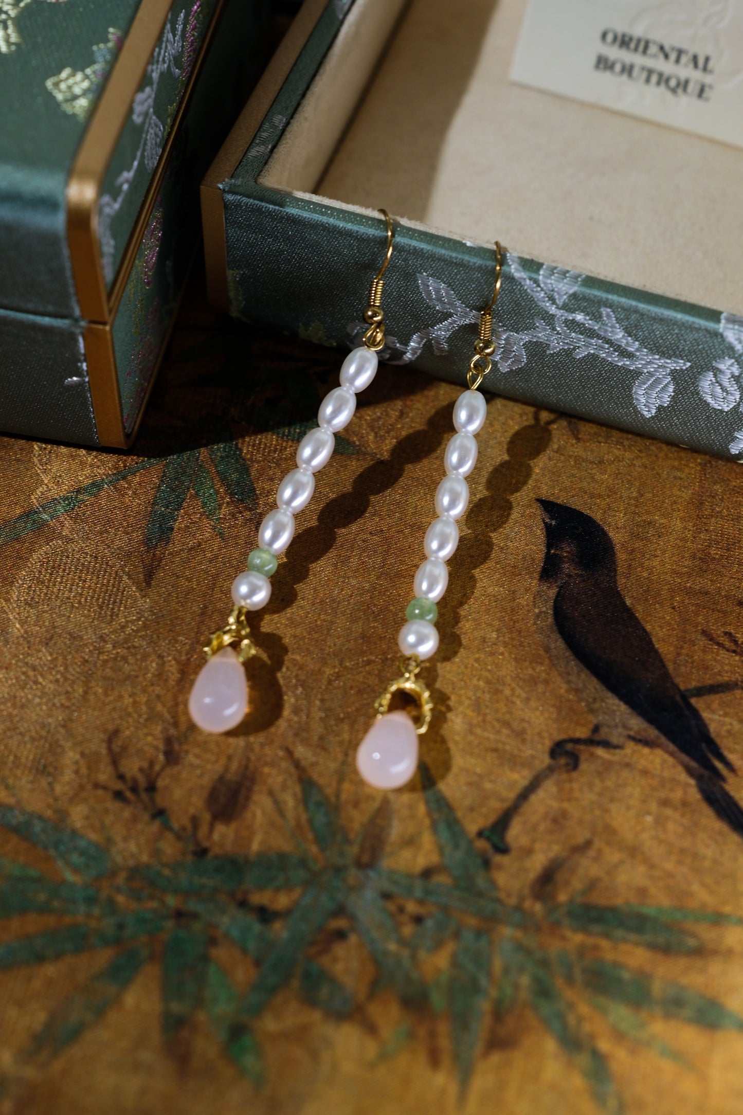 Blush Pearl Elegance Earrings