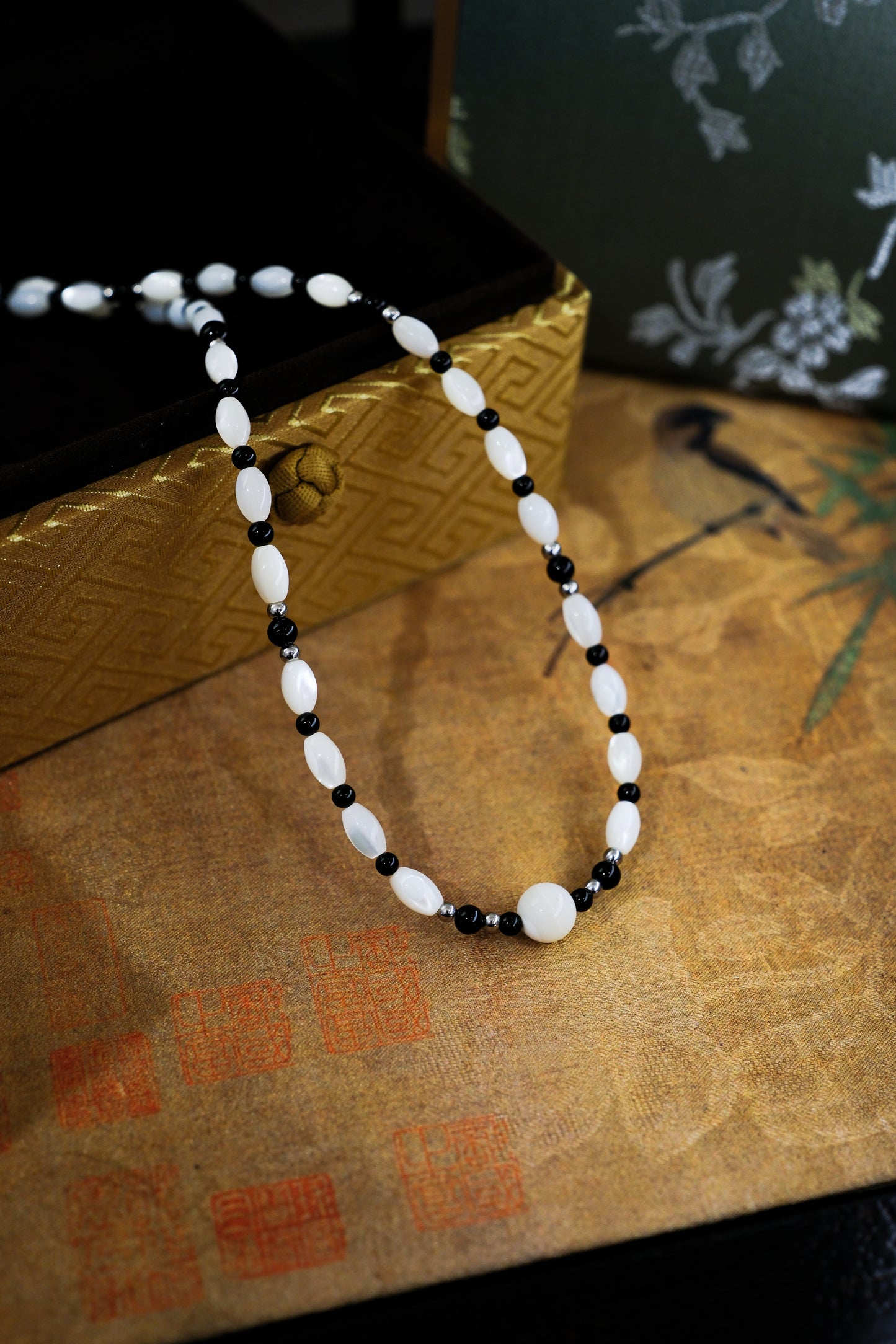 Eternal Collection - Luminous Night Pearl Necklace