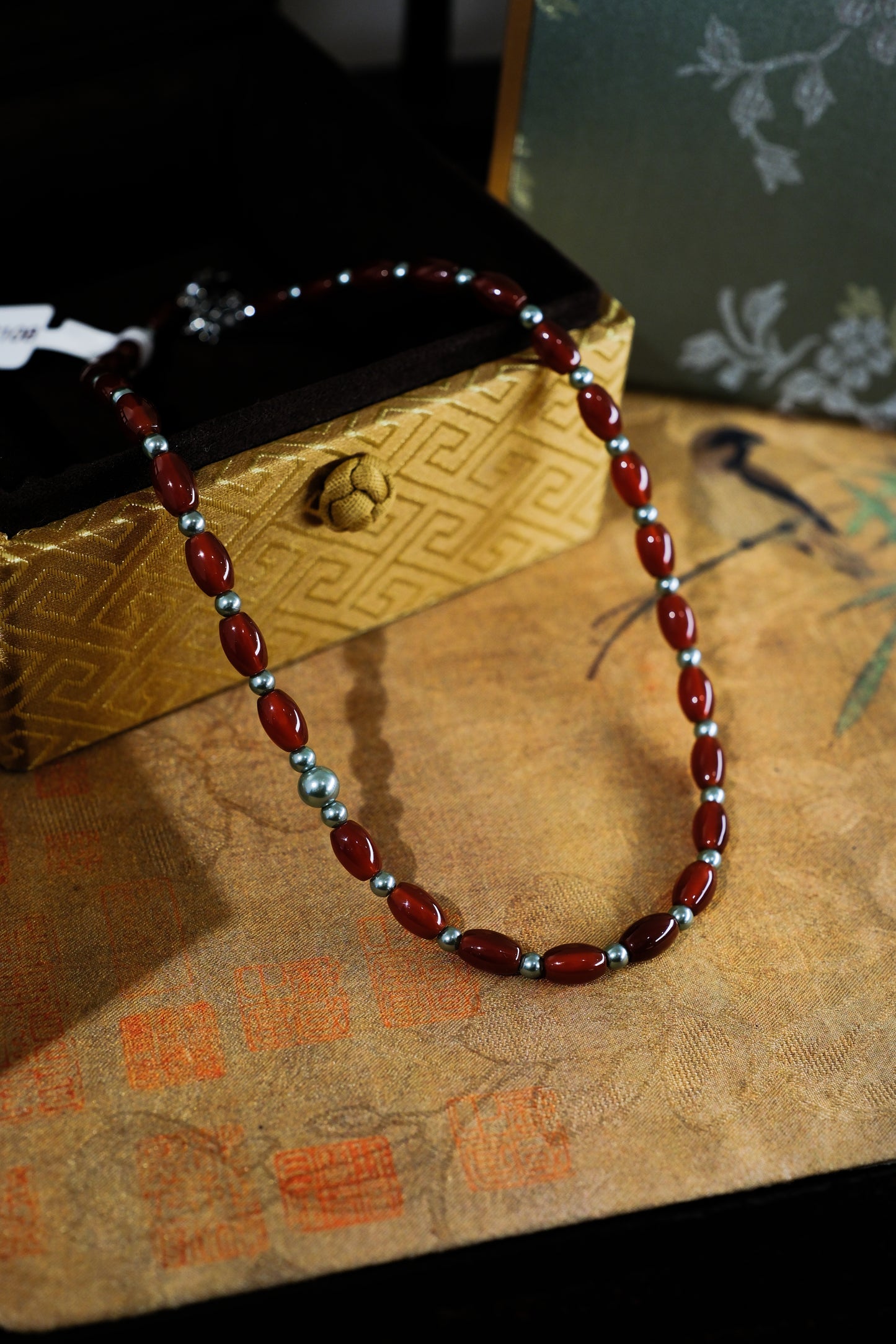 Eternal Collection - Rhythms of Red Stone Necklace