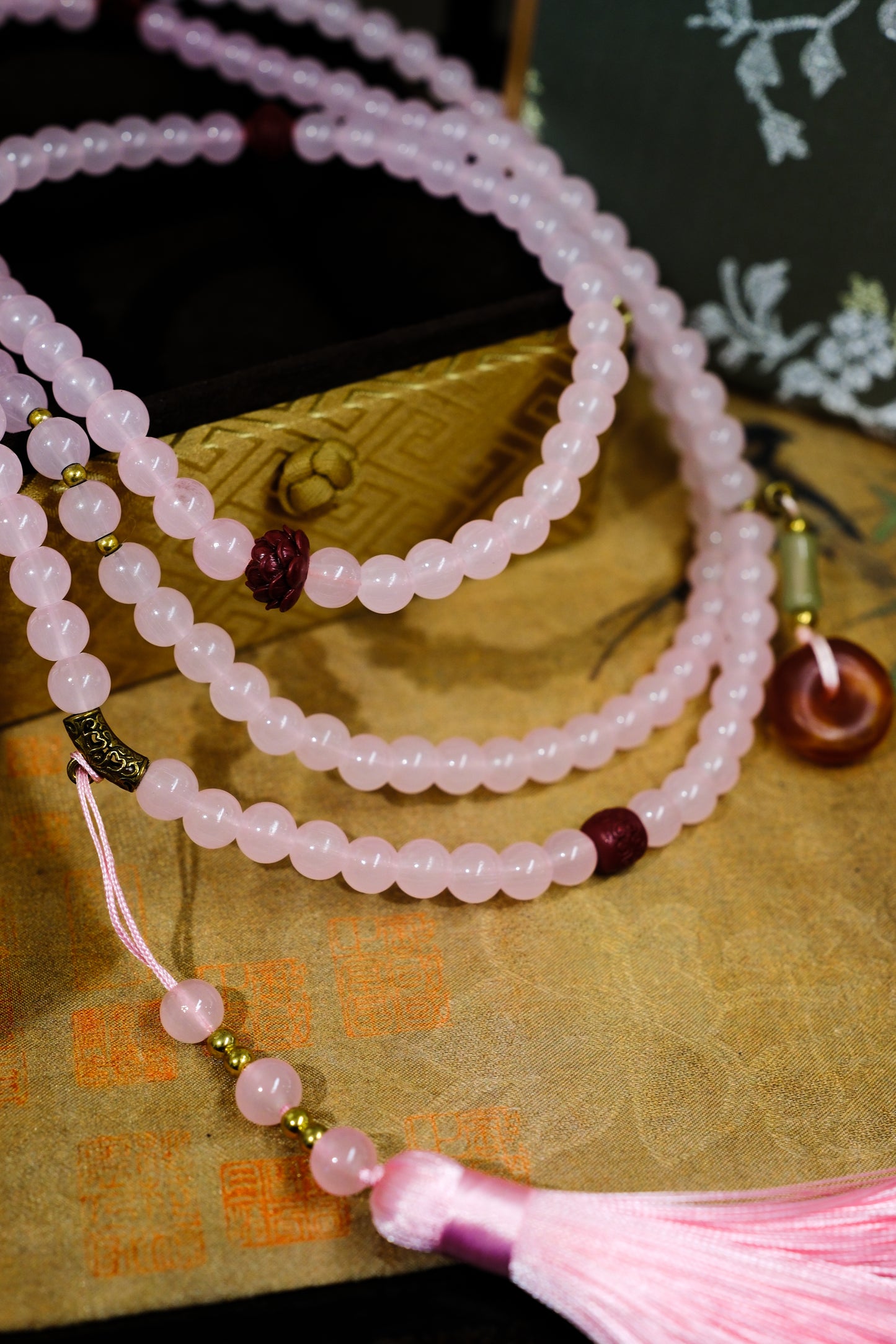 Serene Collection - Pink Lotus Serenity Mala
