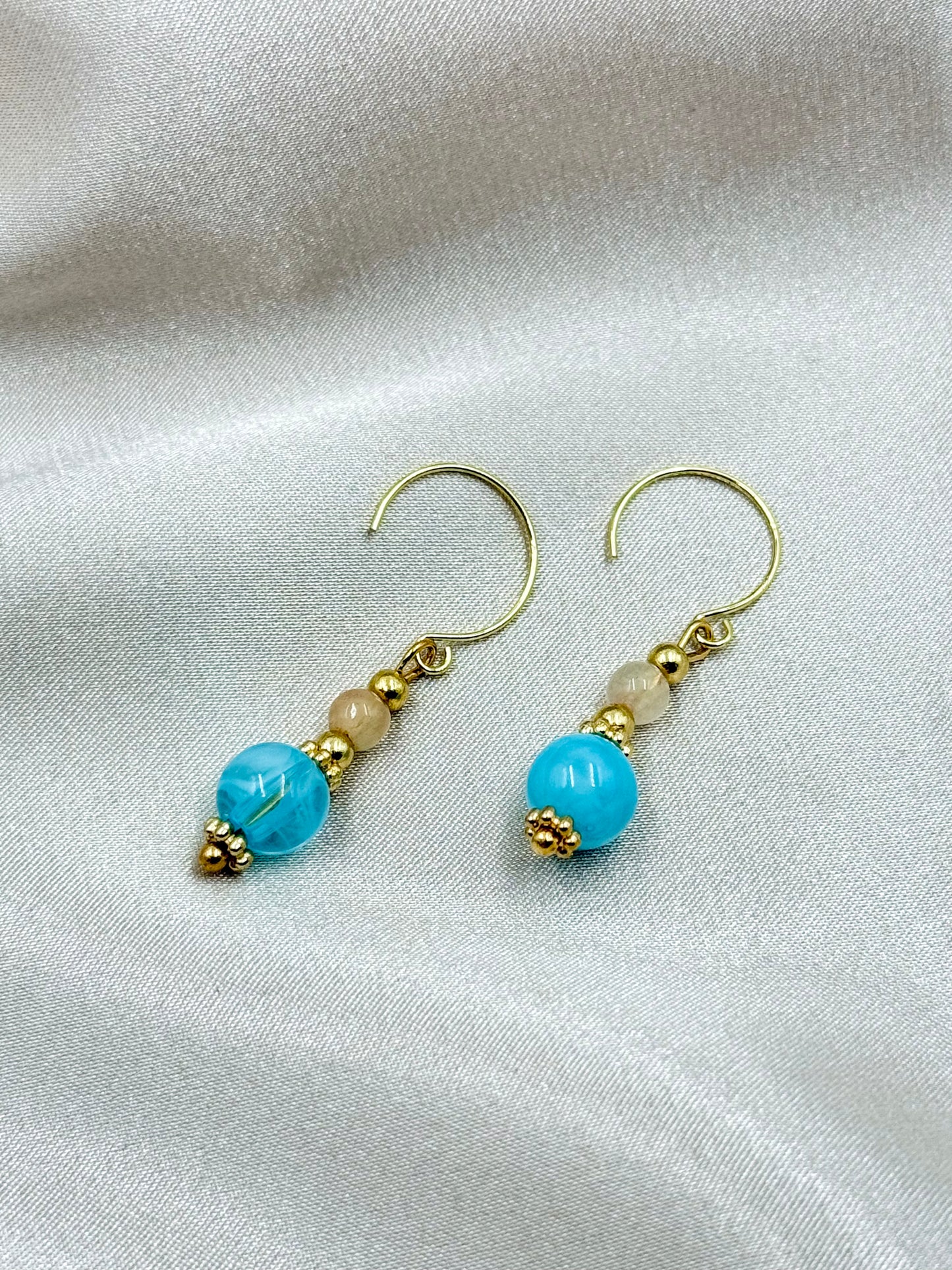 Whisper of Blue Dreams Earrings - ORIENTAL BOUTIQUE