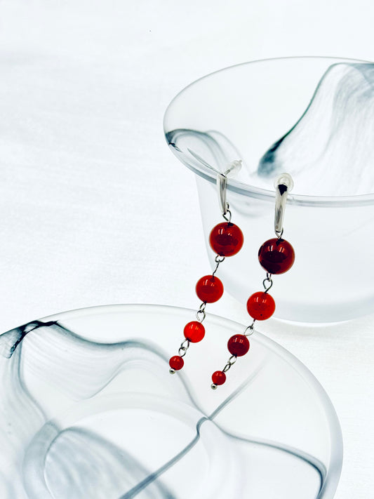 Scarlet Longing Earrings - ORIENTAL BOUTIQUE