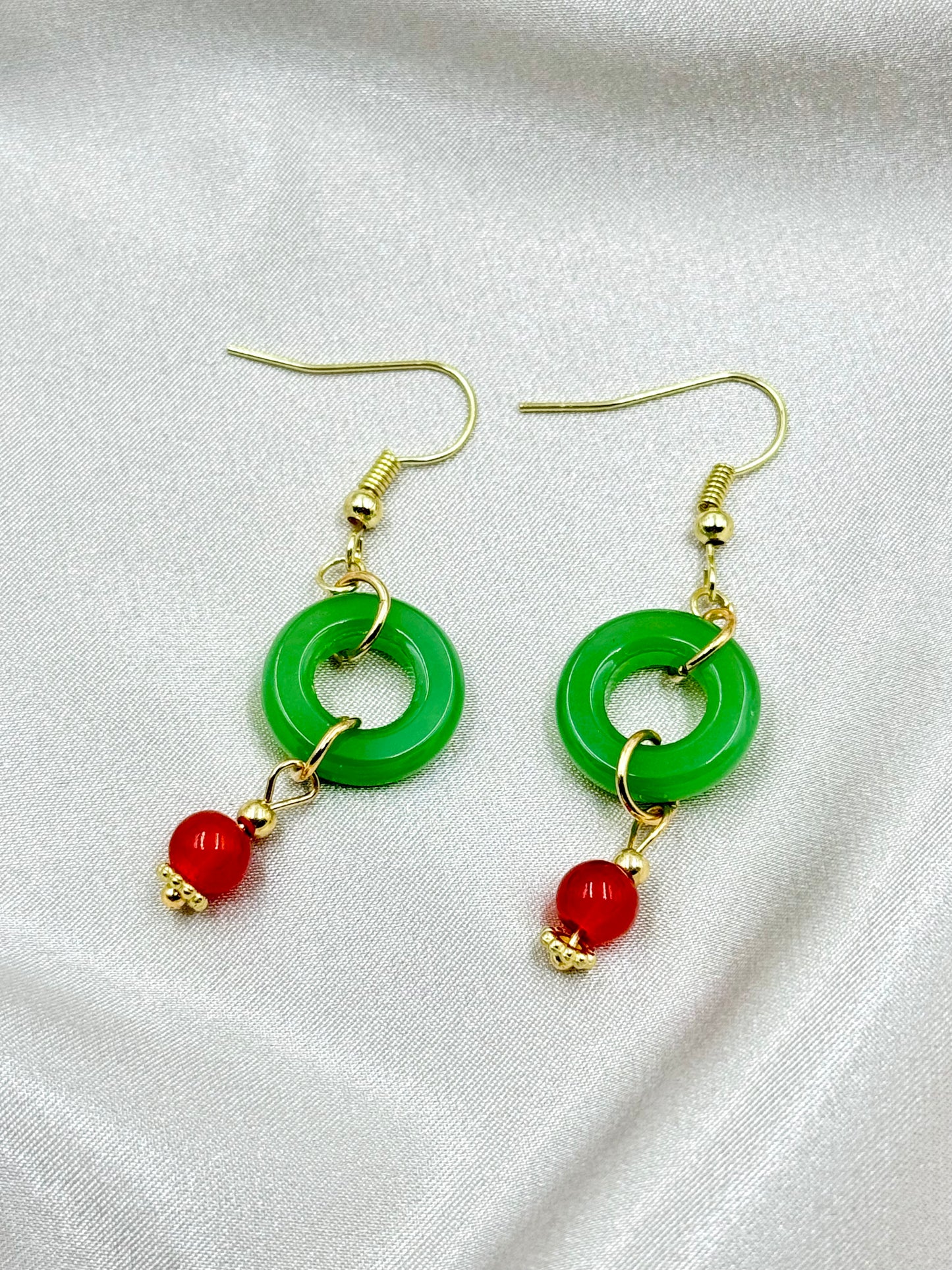 Jade Harmony Earrings - ORIENTAL BOUTIQUE