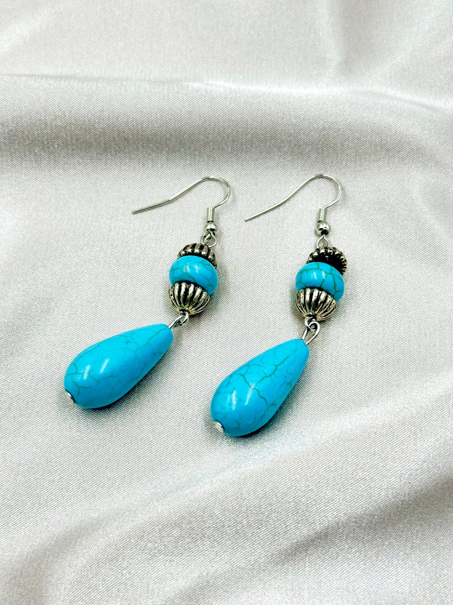 Azure Tears Earrings - ORIENTAL BOUTIQUE