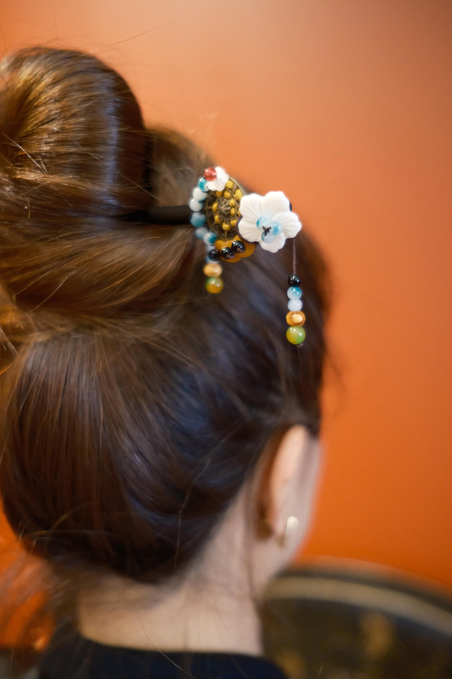Blooming Firefly Hairpin