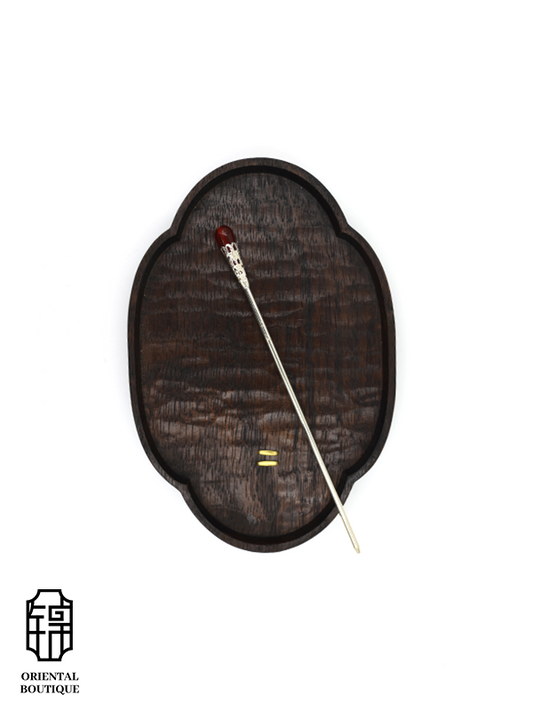 Crimson Coral Hairpin - ORIENTAL BOUTIQUE