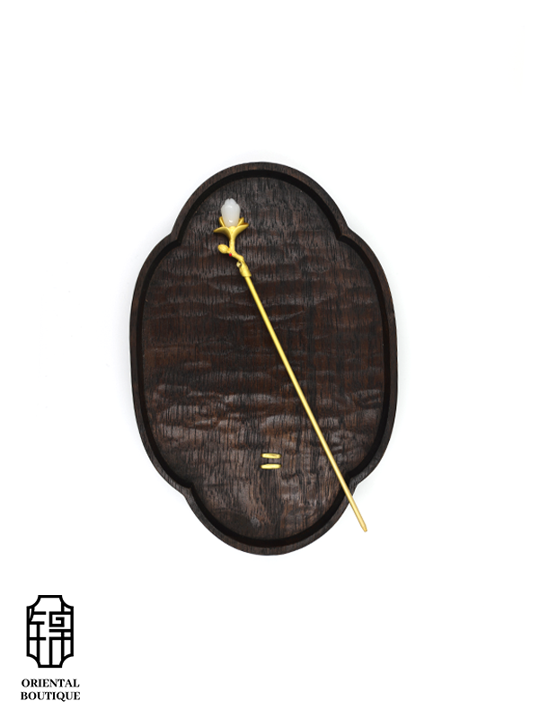 Golden Lotus Bloom Hairpin - ORIENTAL BOUTIQUE