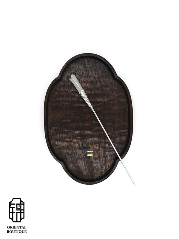 Silver Magnolia Hairpin - ORIENTAL BOUTIQUE