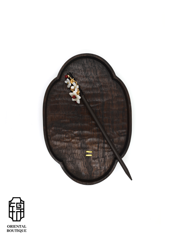 Pearl Blossom Dew Hairpin - ORIENTAL BOUTIQUE