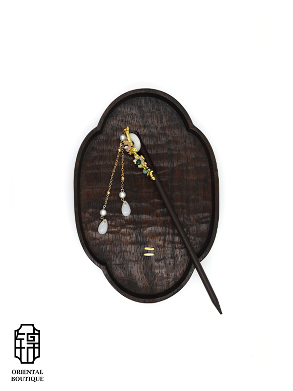 Flowing Dewdrop Hairpin - ORIENTAL BOUTIQUE