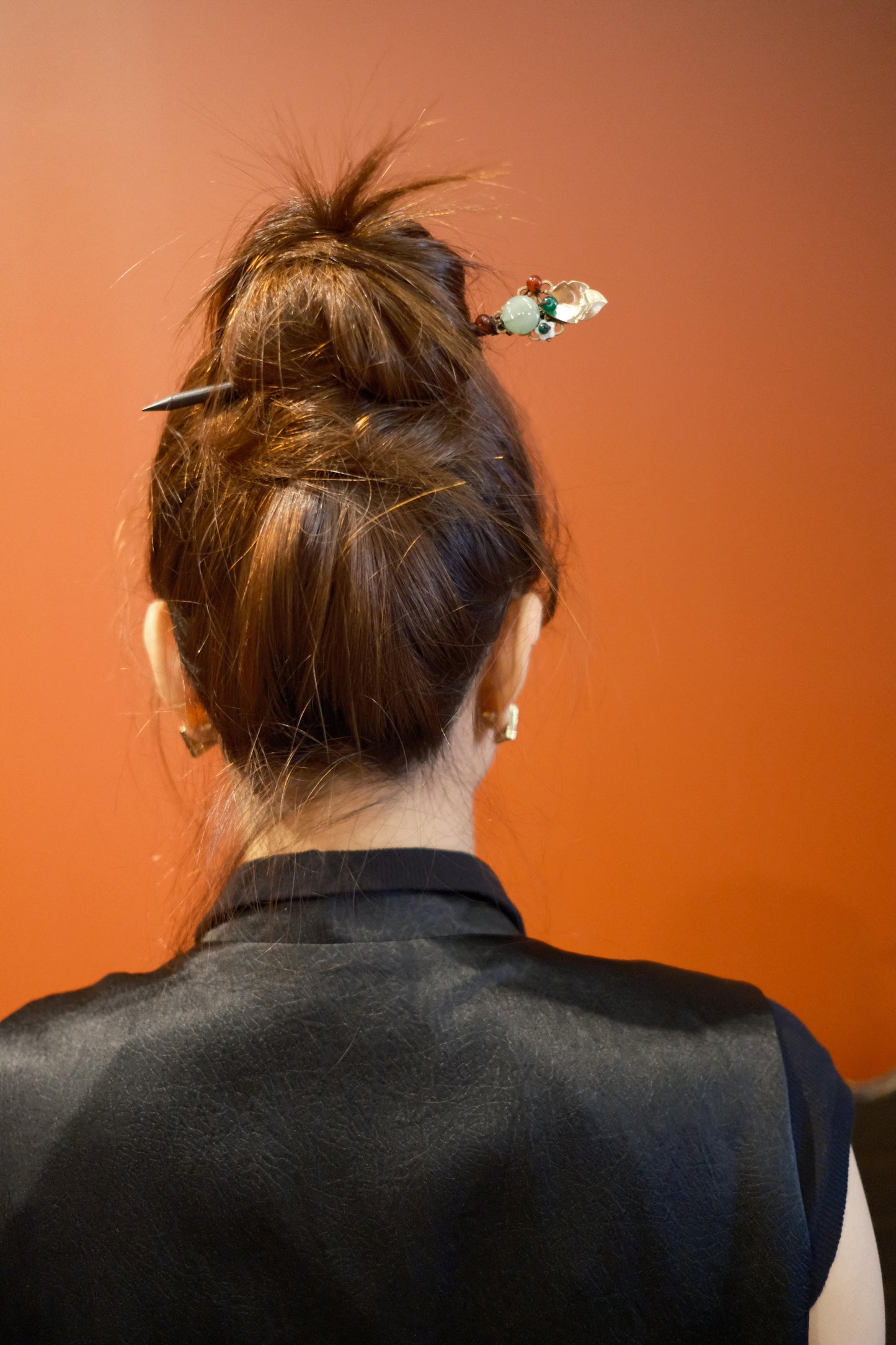 Jade Leaf Hairpin
