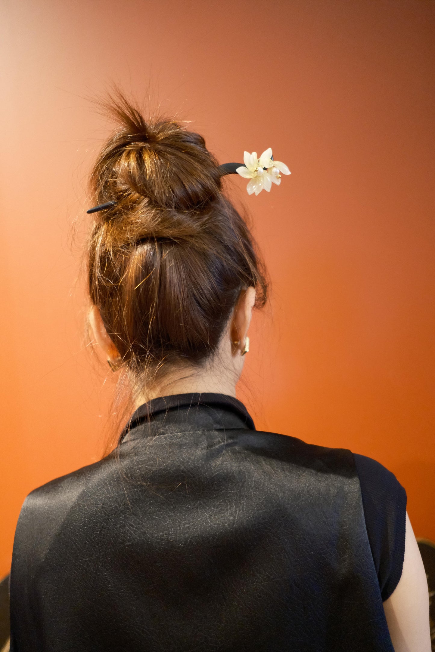 Graceful Magnolia Hairpin