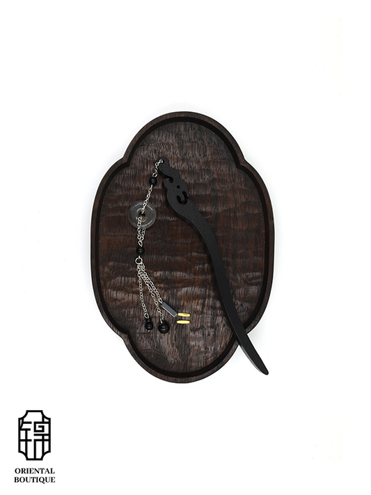 Ebony Tassel Hairpin - ORIENTAL BOUTIQUE