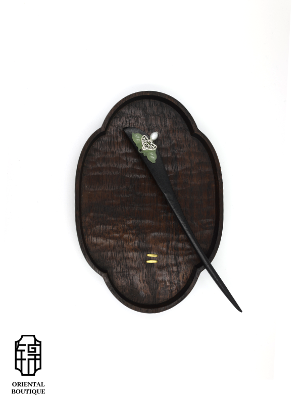 Pearl Leaf Grace Hairpin - ORIENTAL BOUTIQUE
