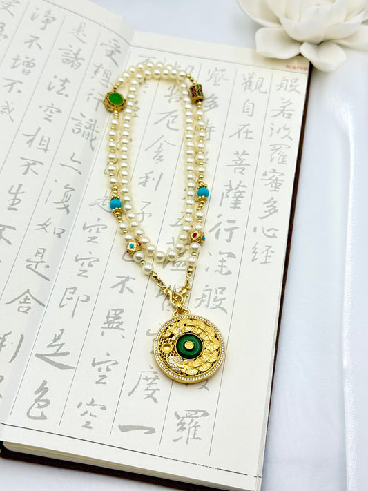 Celestial Dragon Pearl Necklace